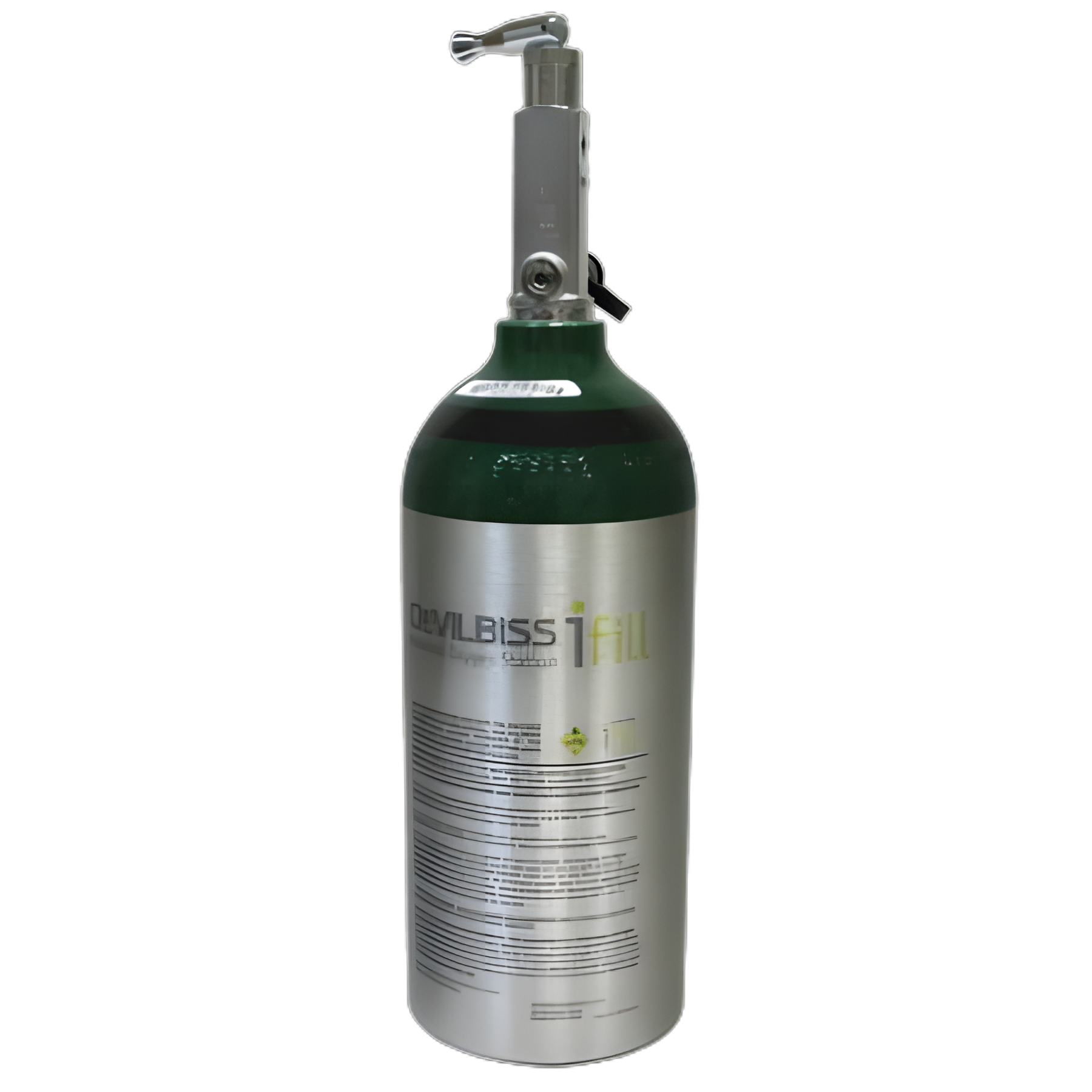 DeVilbiss iFill® Oxygen Cylinder Size M6 Aluminum