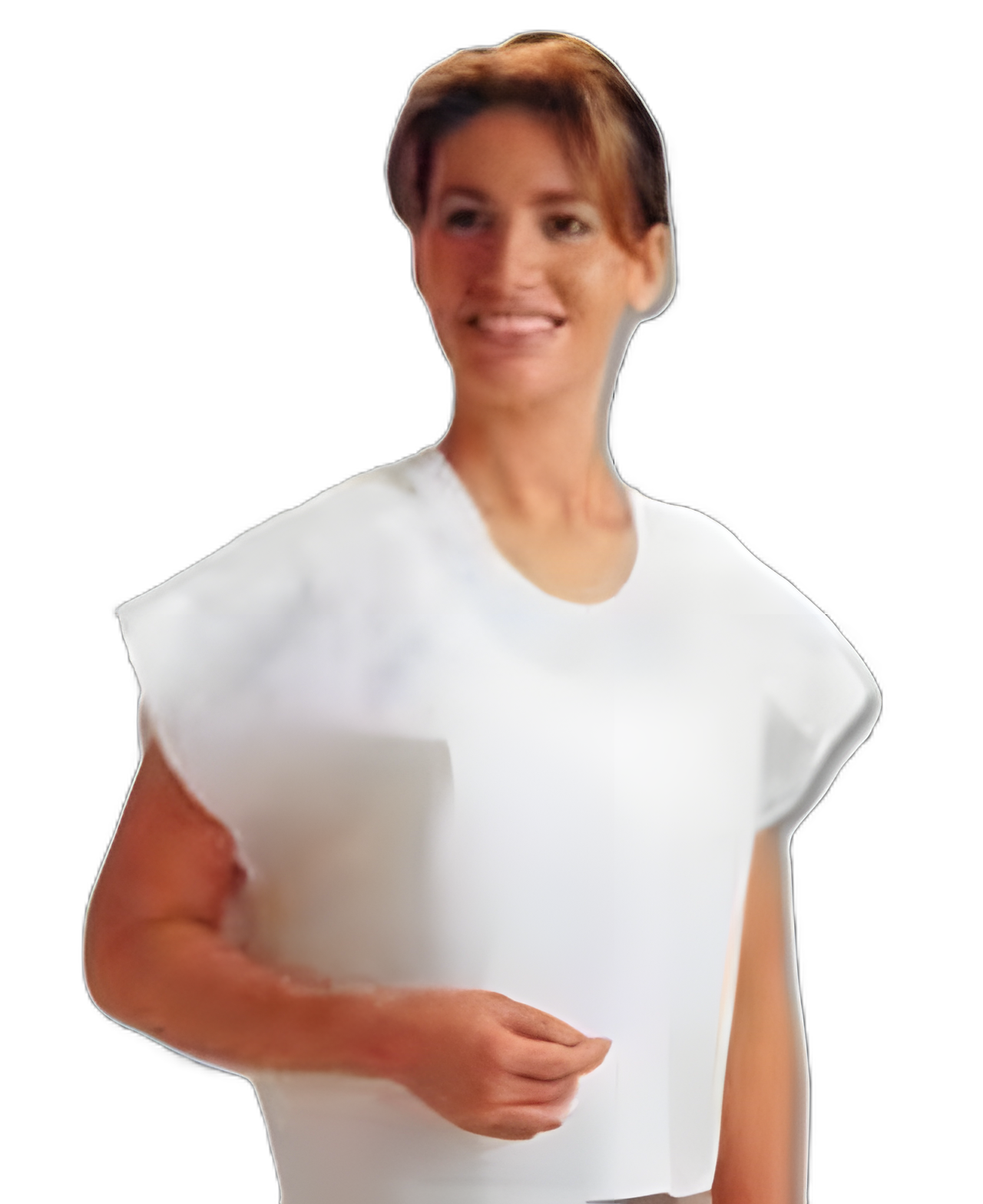 Exam Cape Mauve One Size Fits Most Front / Back Opening Without Closure Unisex