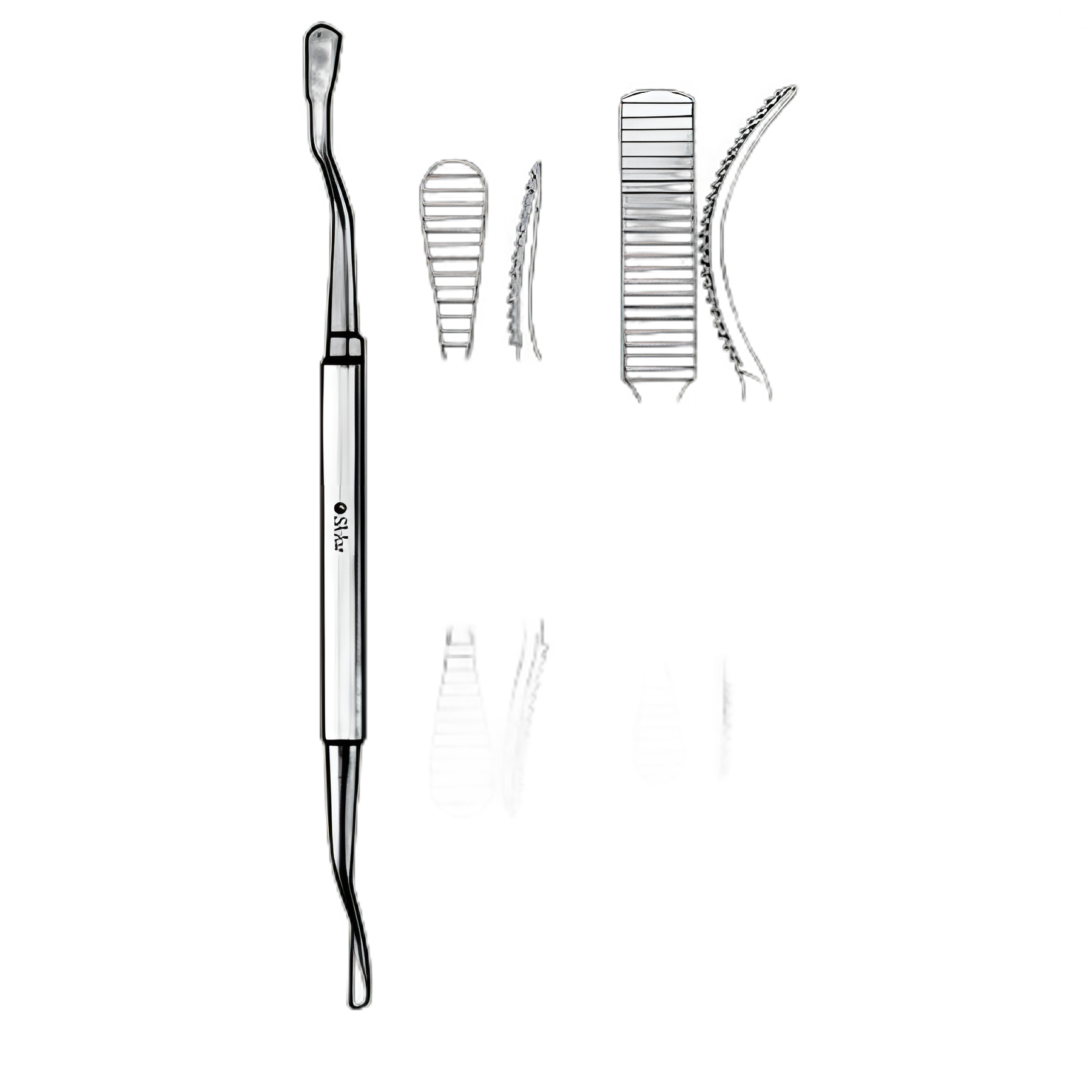 Bone File Miller-Colburn Double Ended #1 Pattern