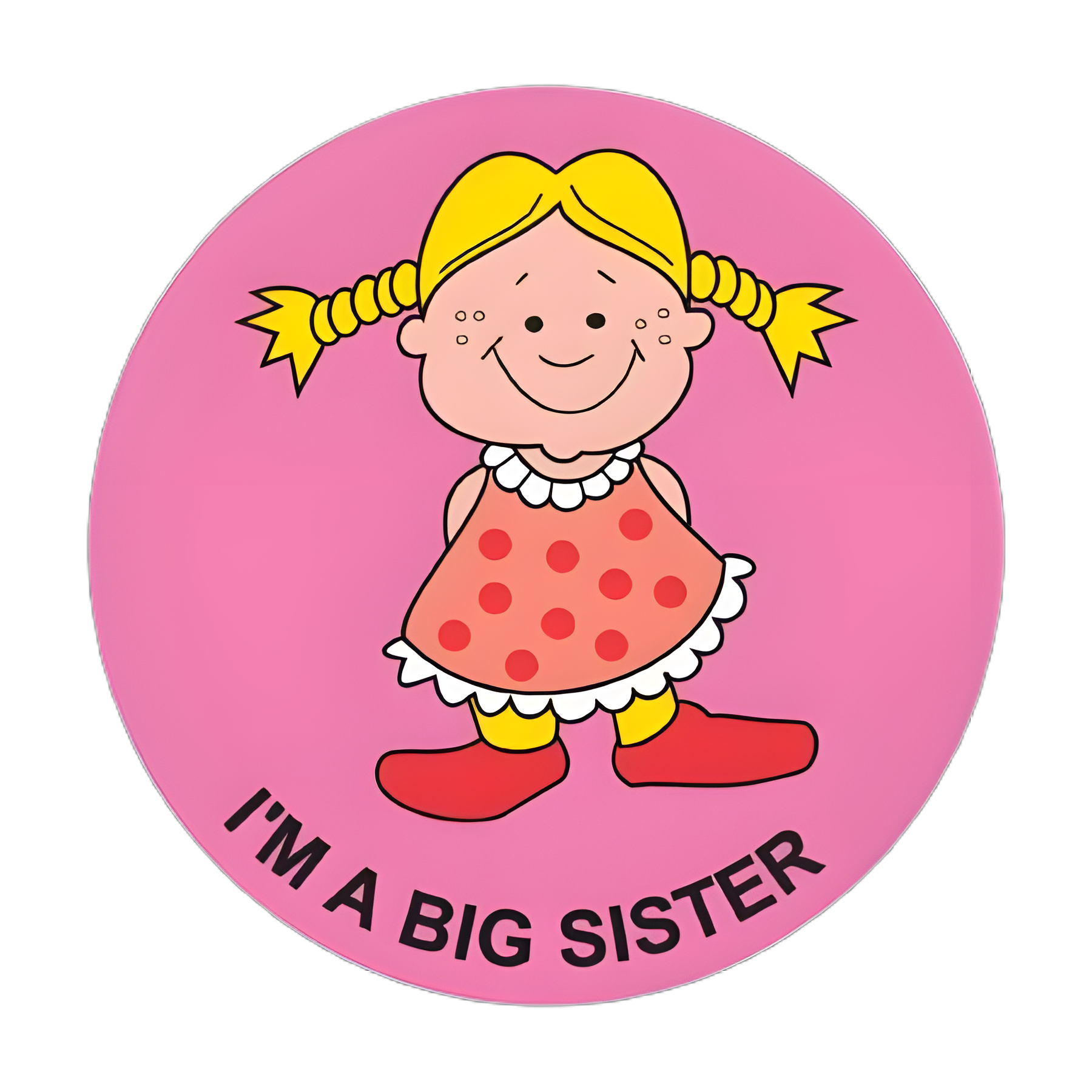 PDC® 'I'm A Big Sister' 2 Inch Reward Sticker for Pediatric Patients