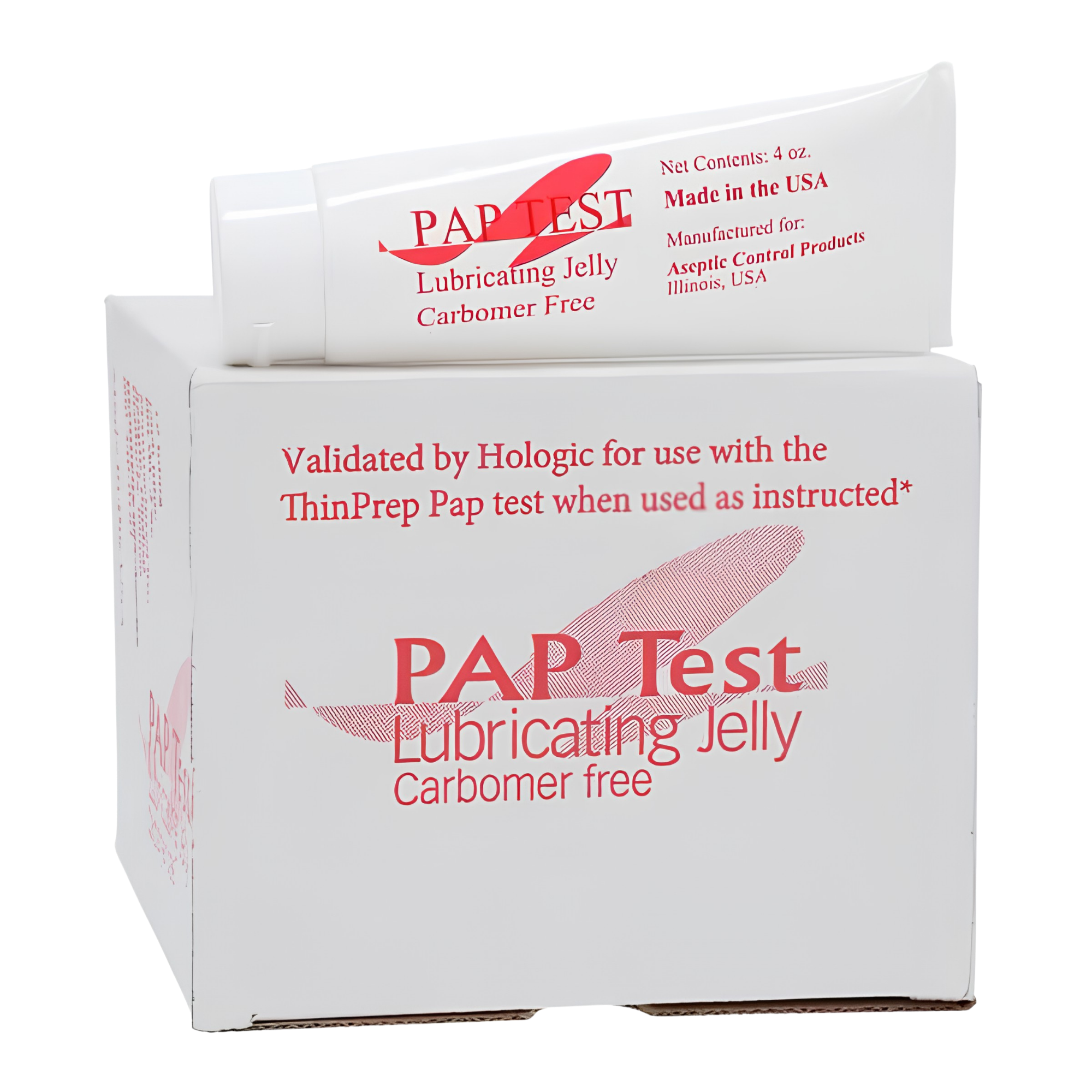Lubricating Jelly - Carbomer free Aseptic Control® 4 oz. Tube NonSterile