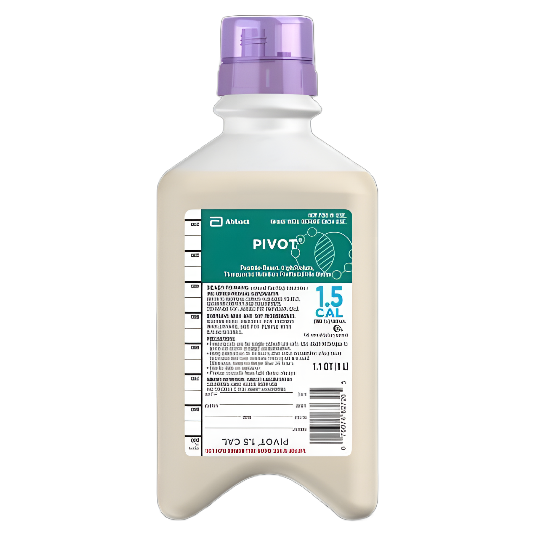 Tube Feeding Formula Pivot® 1.5 Cal Unflavored Liquid 33.8 oz. Bottle