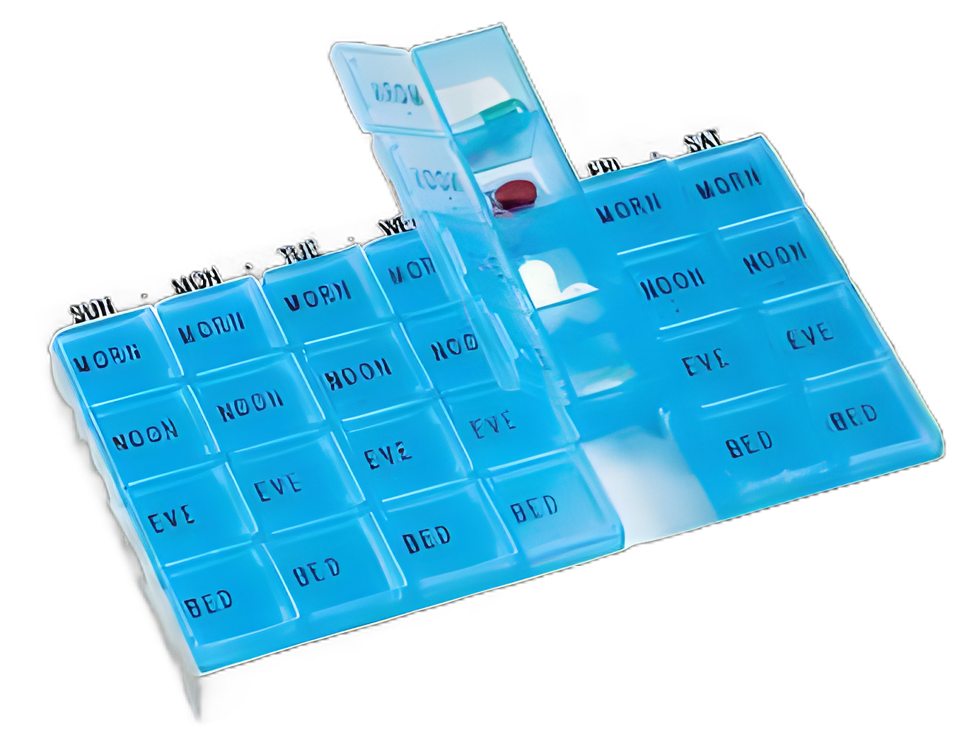 Pill Organizer MediChest™ 7 Day 4 Dose - 70015