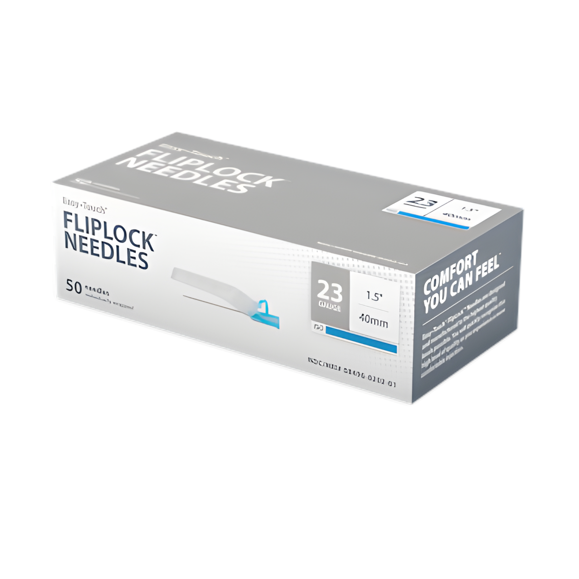 EasyTouch® FlipLock™ 23G x 1.5  Inch Safety Needle