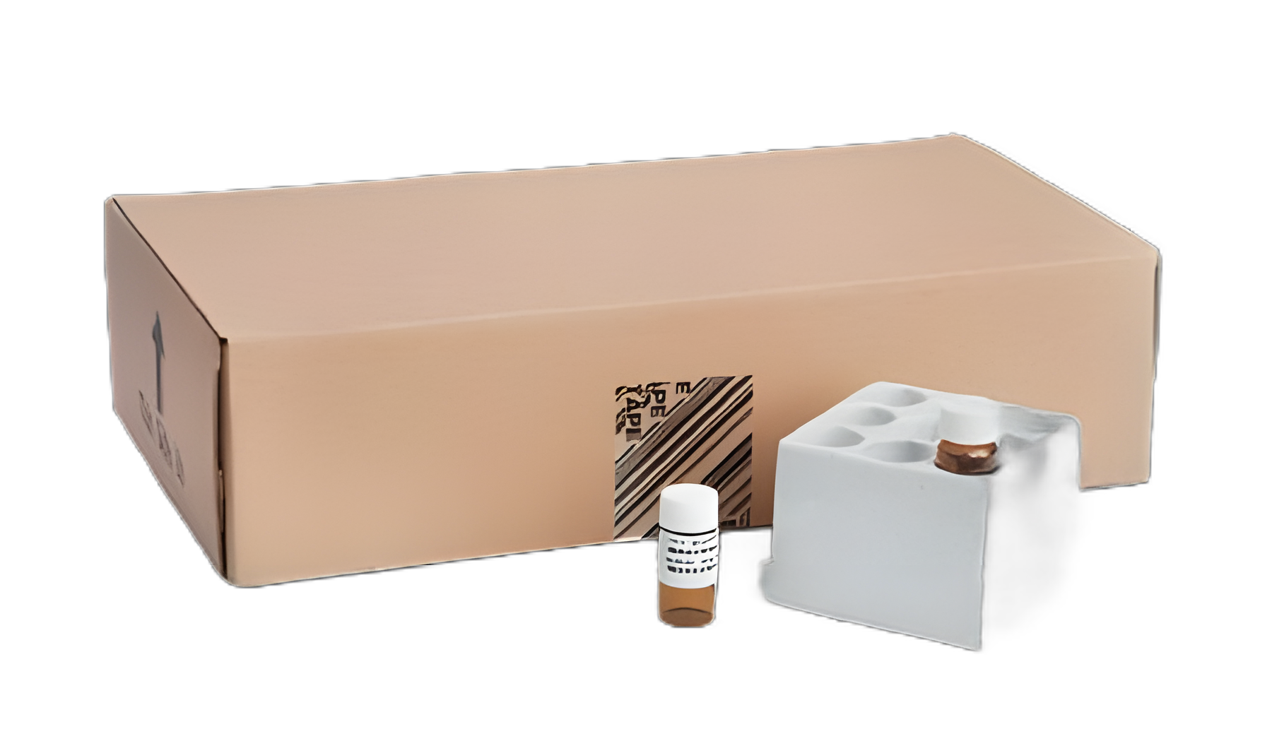 Sample Vial Thermo Scientific™ Glass / Silicone Liner 20 mL Closed Top Cap