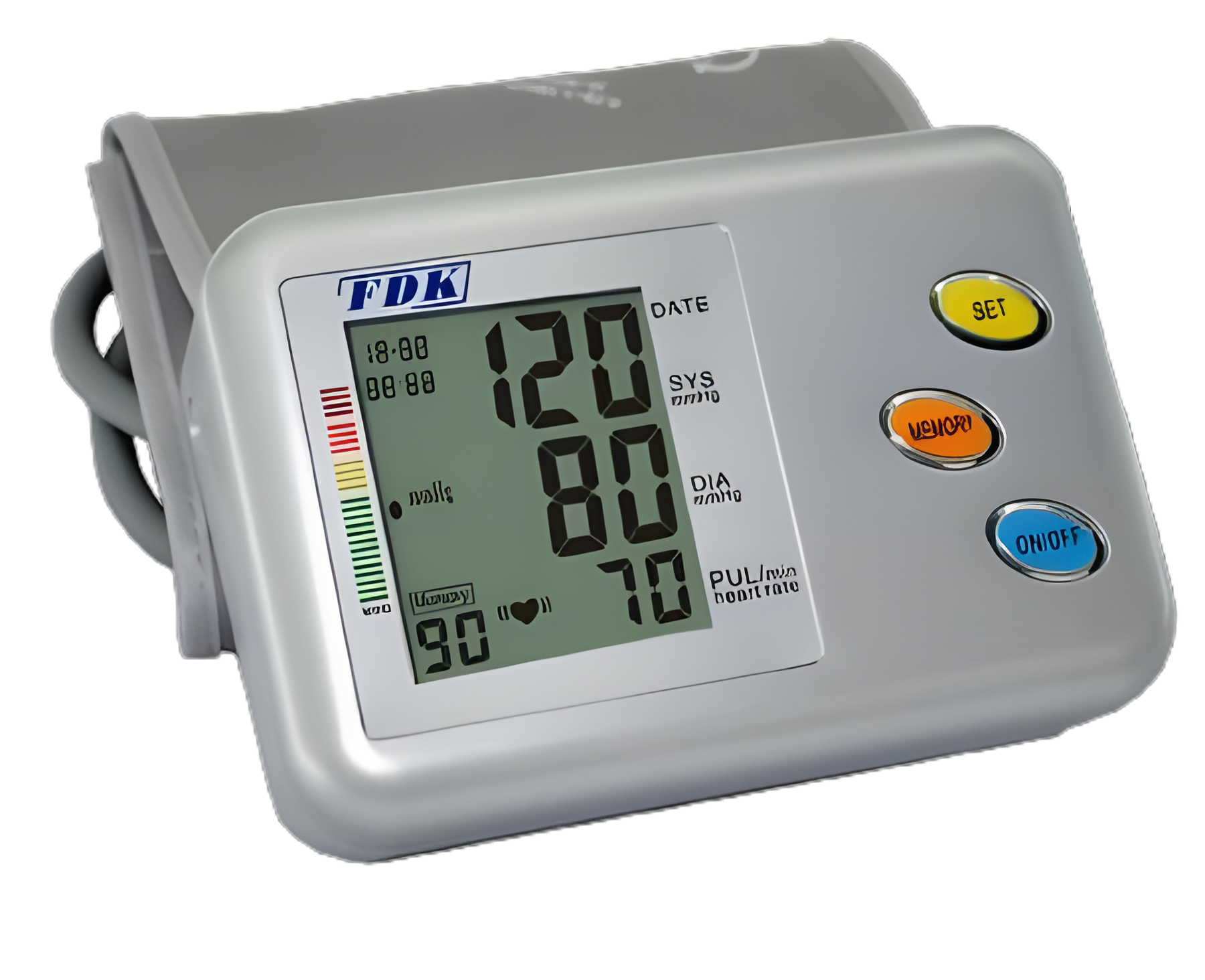 FDK Home Automatic Digital Blood Pressure Monitor with Large Nylon Cuff 23-40 cm and Voice Readout