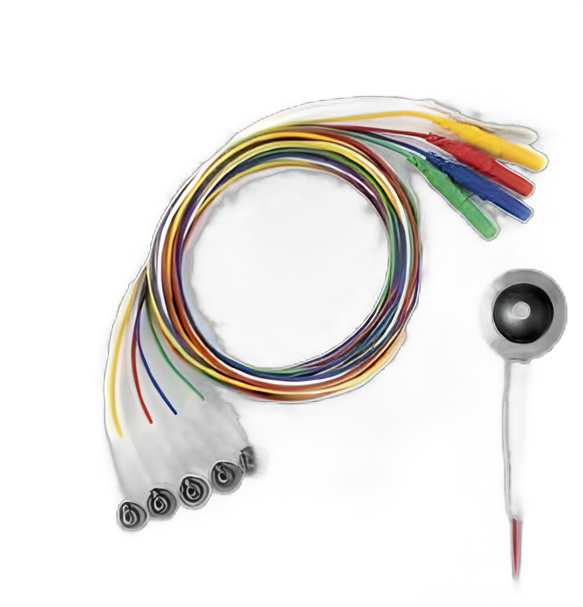 Grass® Neuro EEG Cup Electrode with Leadwire - 10 Pack