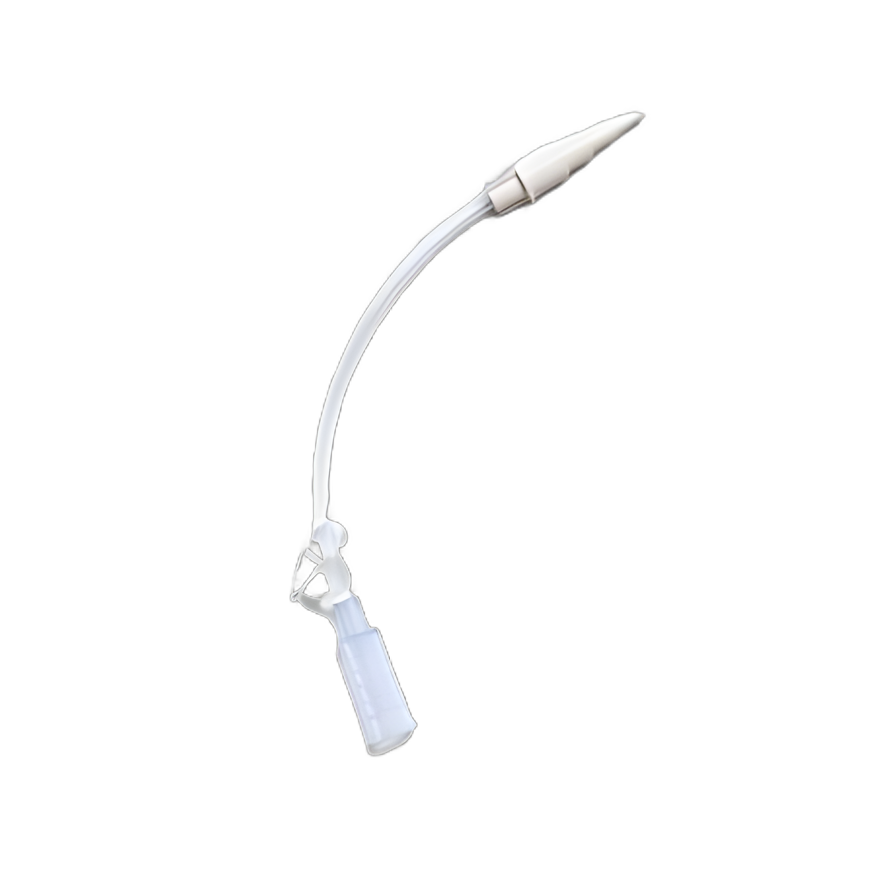 MIC Extension Set 12 Inch with Tubing Clamp and Threaded Feeding Port