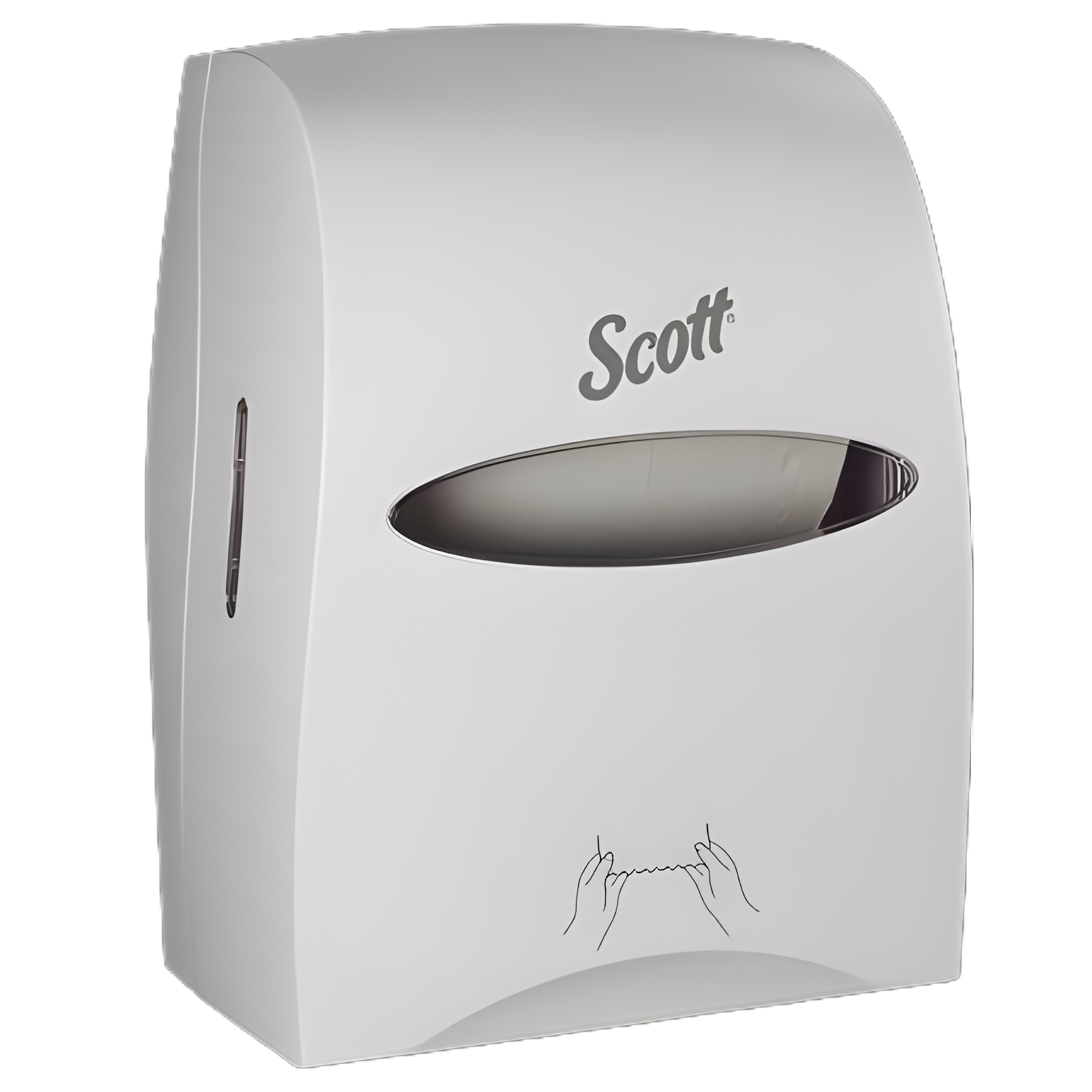 Scott® Essential™ White Plastic Manual Paper Towel Dispenser for Medical Facilities