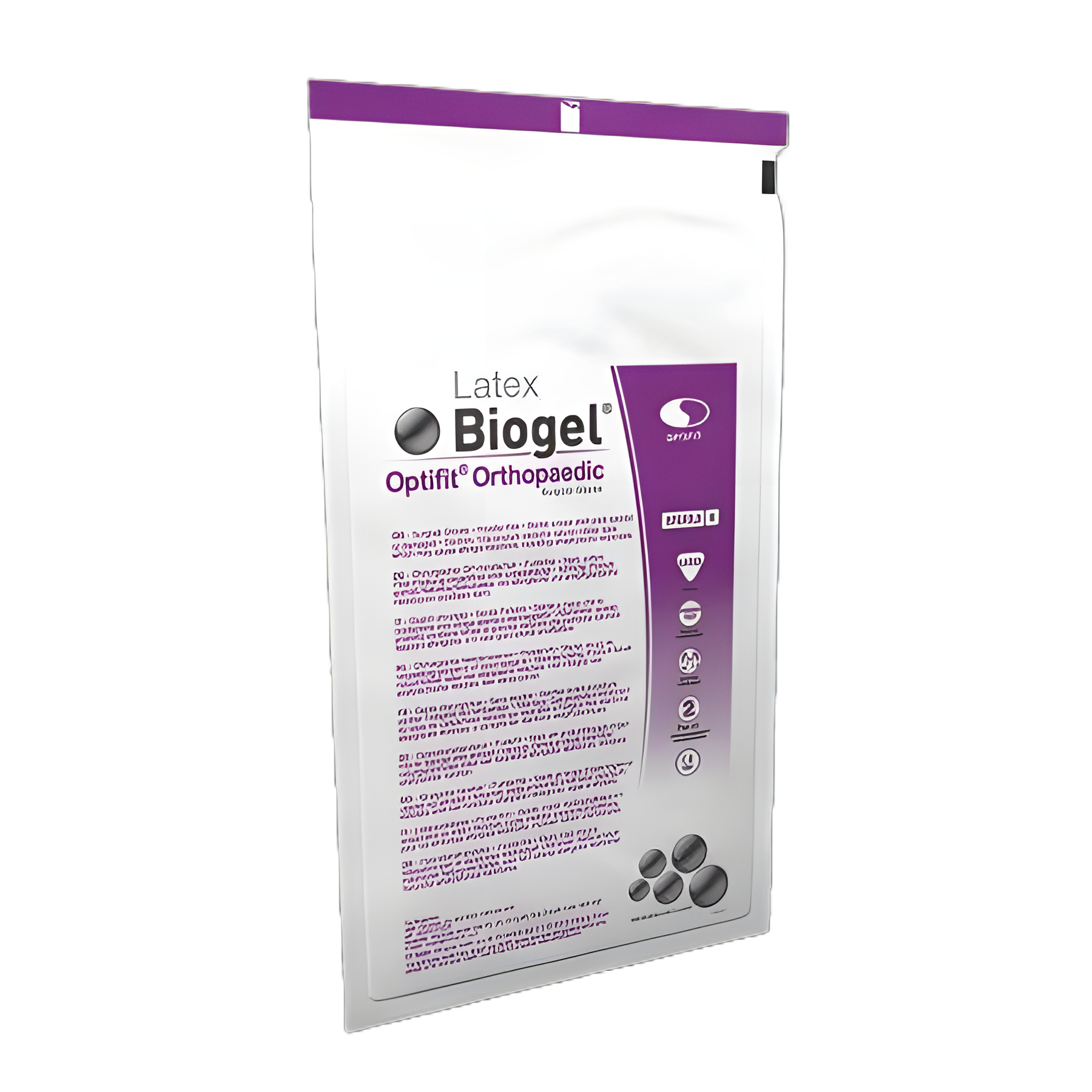 Surgical Glove Biogel® Optifit™ Orthopaedic Size 8 Sterile Latex Standard Cuff Length Micro-Textured Straw Not Chemo Approved