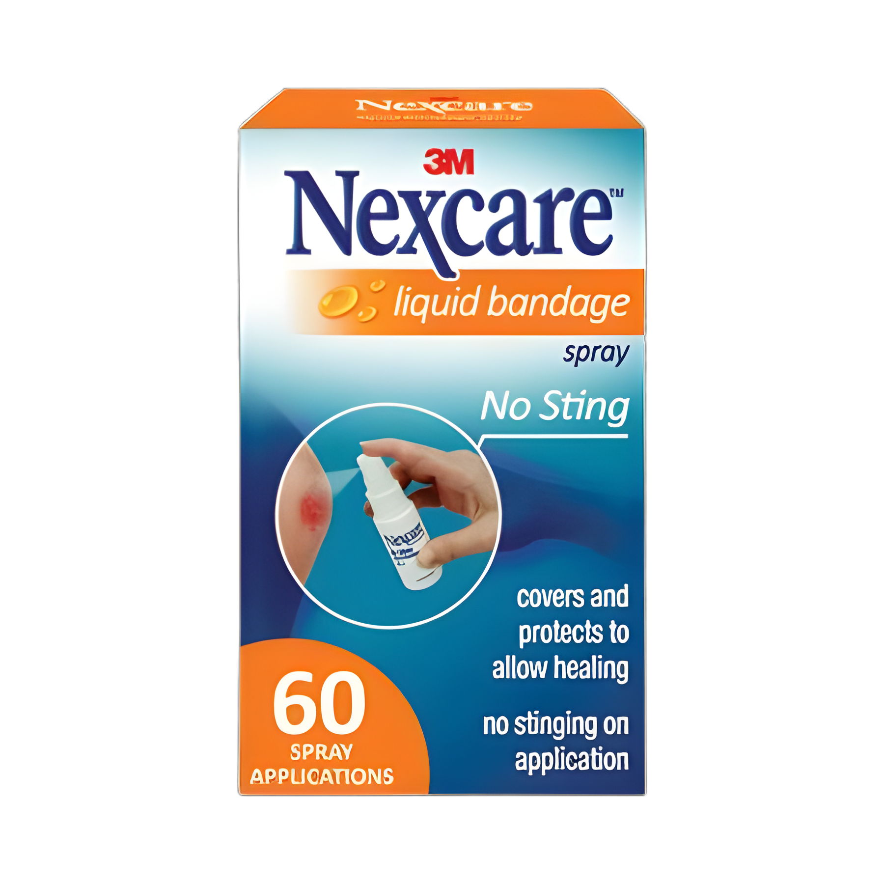 No-Sting Liquid Bandage Spray by 3M Nexcare™, 0.61 oz - Alcohol-Free Wound Protection