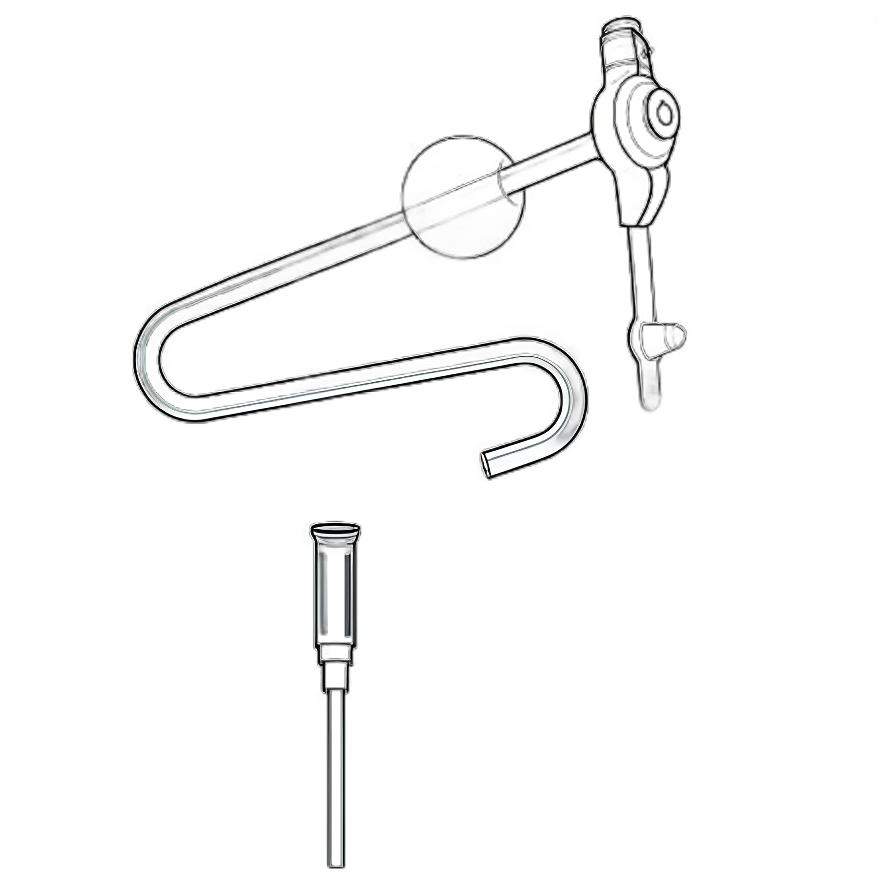 Low-Profile Jejunal Feeding Tube MIC-Key® 14 Fr. 2.0 cm Tube Silicone Sterile