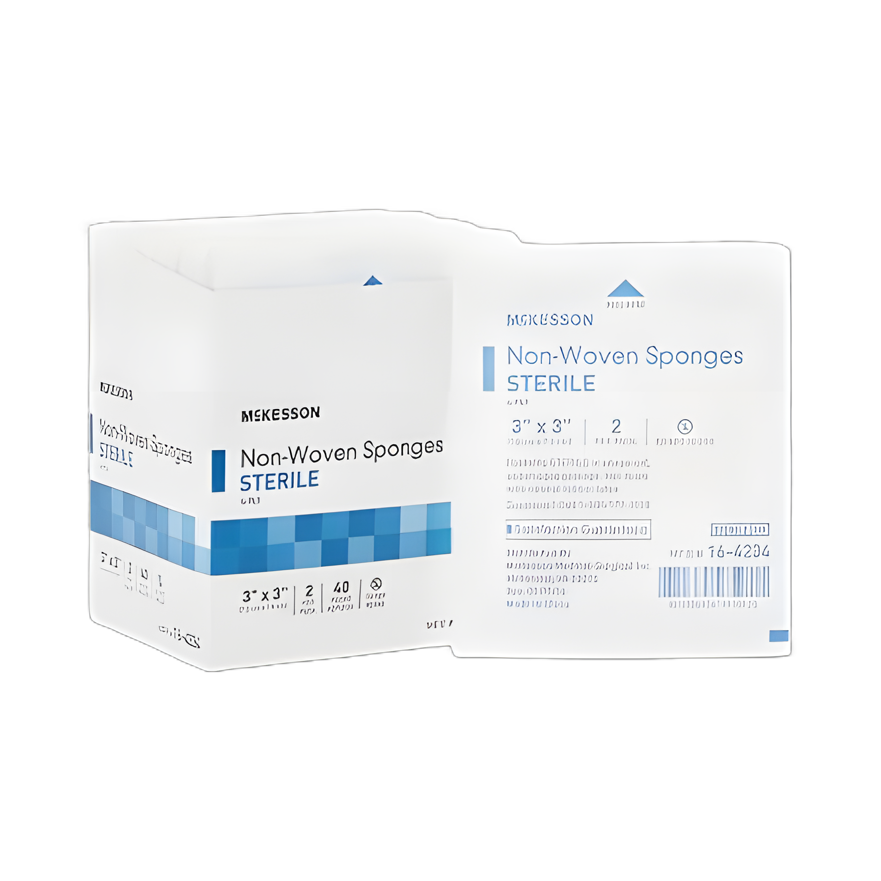 Nonwoven Sponge McKesson 3 X 3 Inch 2 per Pack Sterile 4-Ply Square