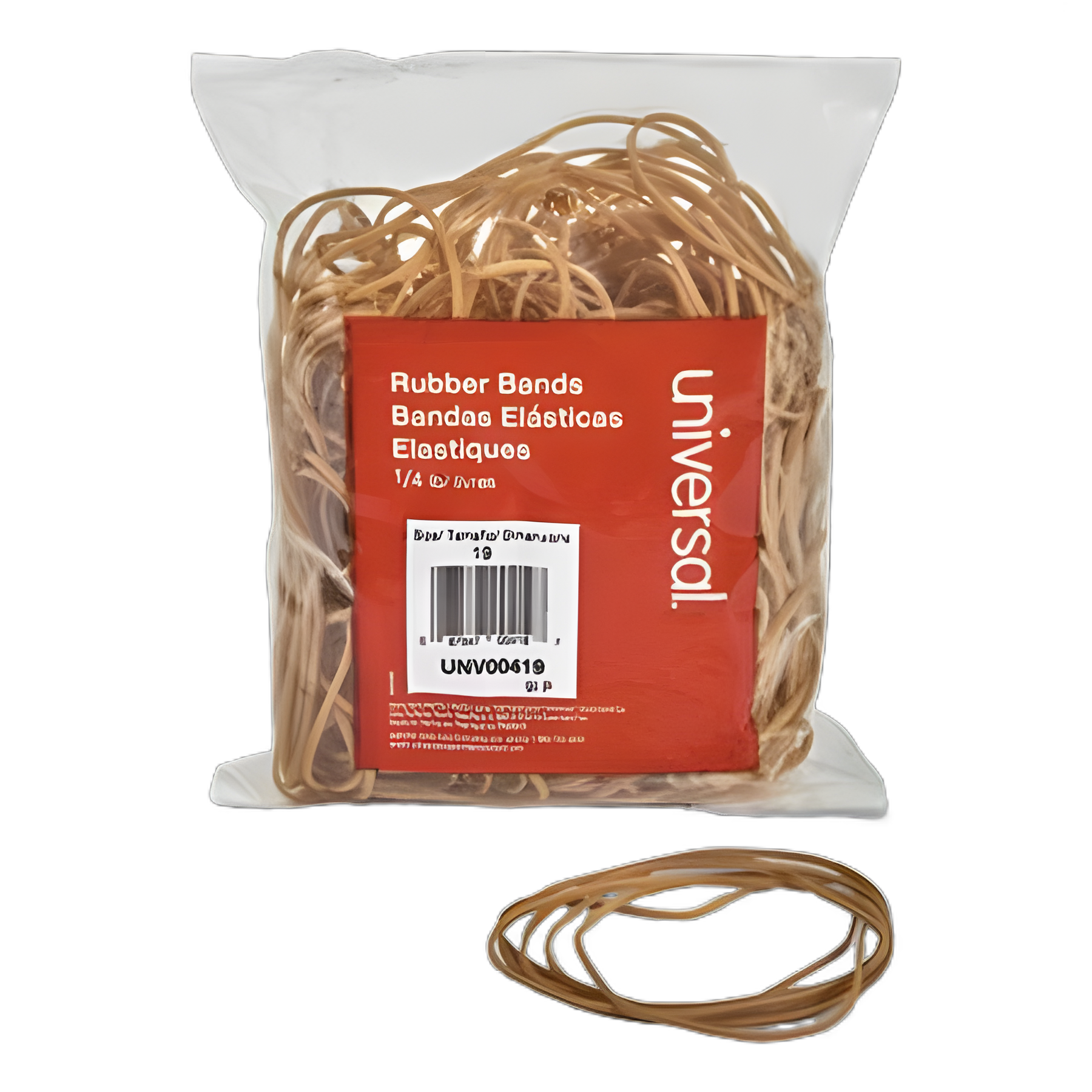 Rubber Bands, Size 19, 0.04" Gauge, Beige, 4 oz Box, 310/Pack