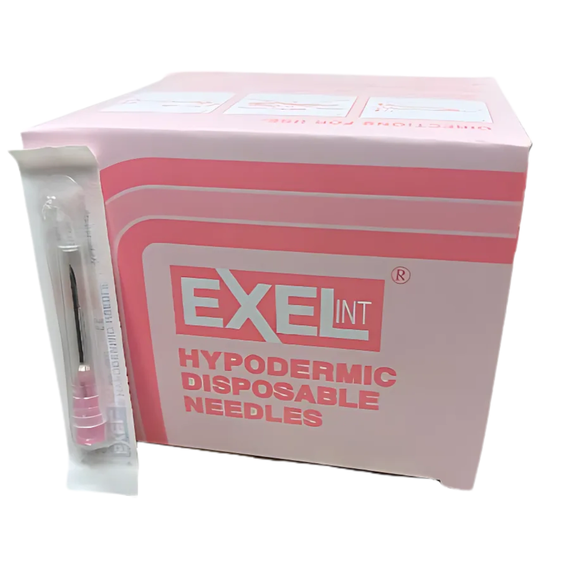 Hypodermic Needle EXELInt® 1 Inch Length 18 Gauge Regular Wall Without Safety