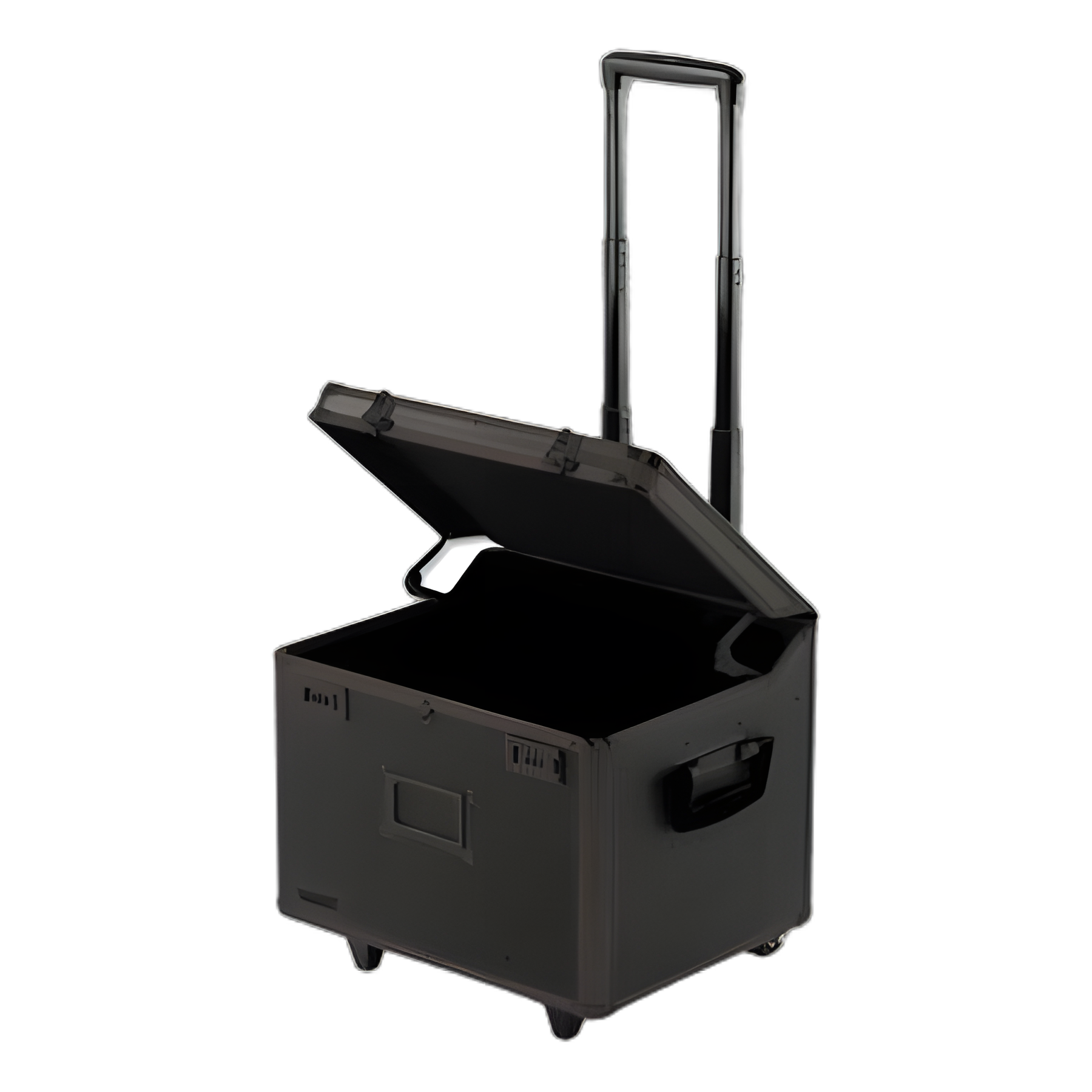 Secure Locking Mobile File Chest for Medical Records, Letter/Legal, 17.5" x 15.5" x 14.5", Black - Vaultz®