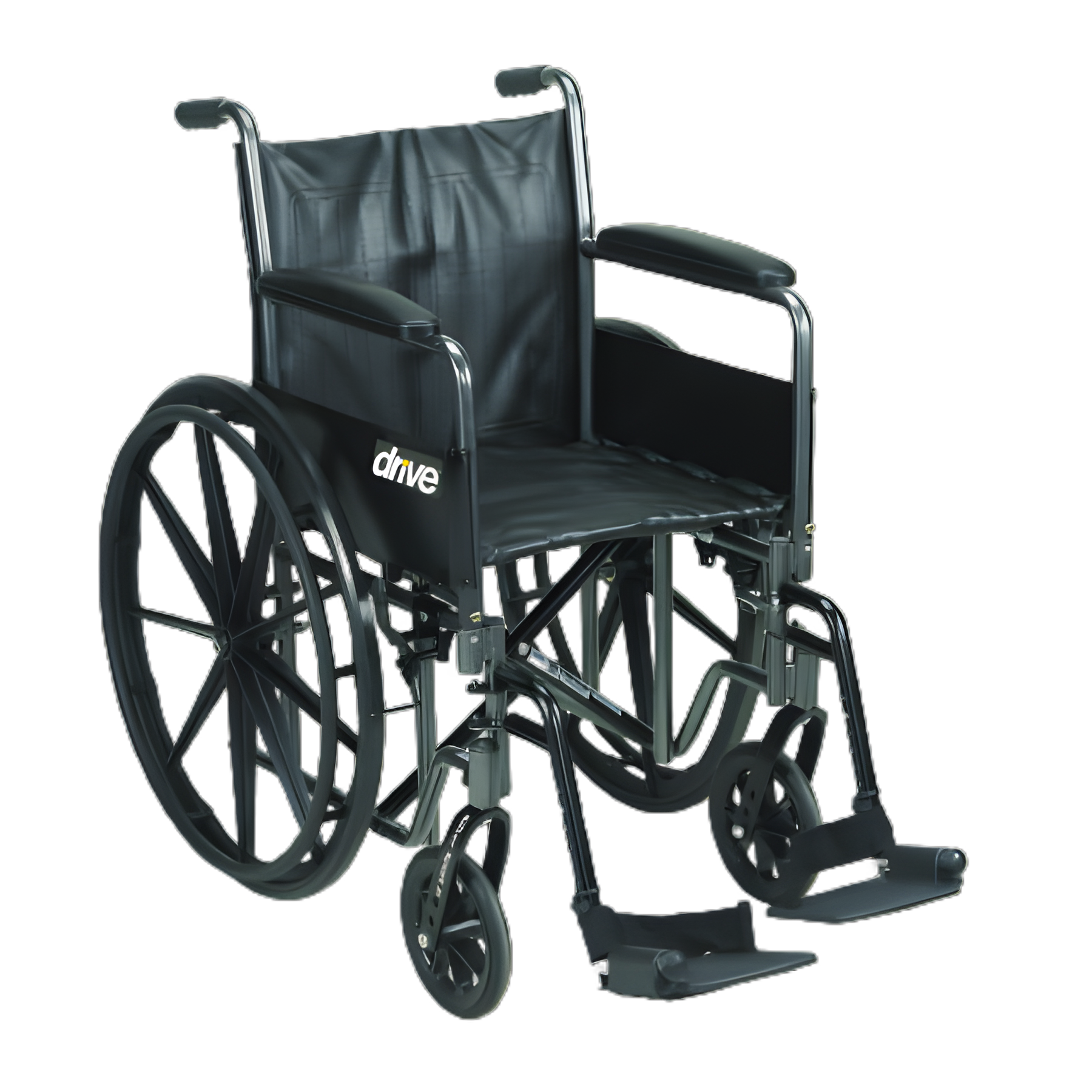 Drive Medical Silver Sport 2 Wheelchair, Dual Axle, 20 Inch Seat, 350 lbs Capacity