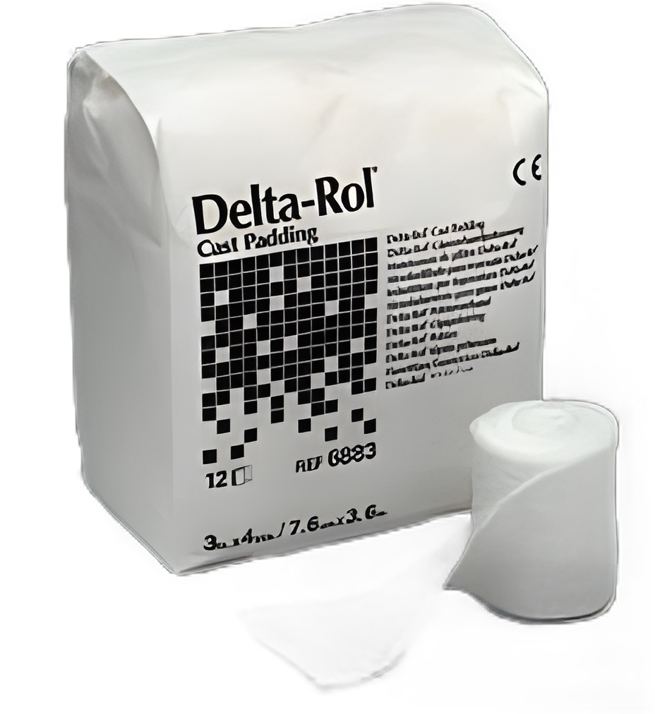 Delta-Rol® Synthetic Cast Padding 3 Inch X 4 Yard - NonSterile for Orthopedic Use