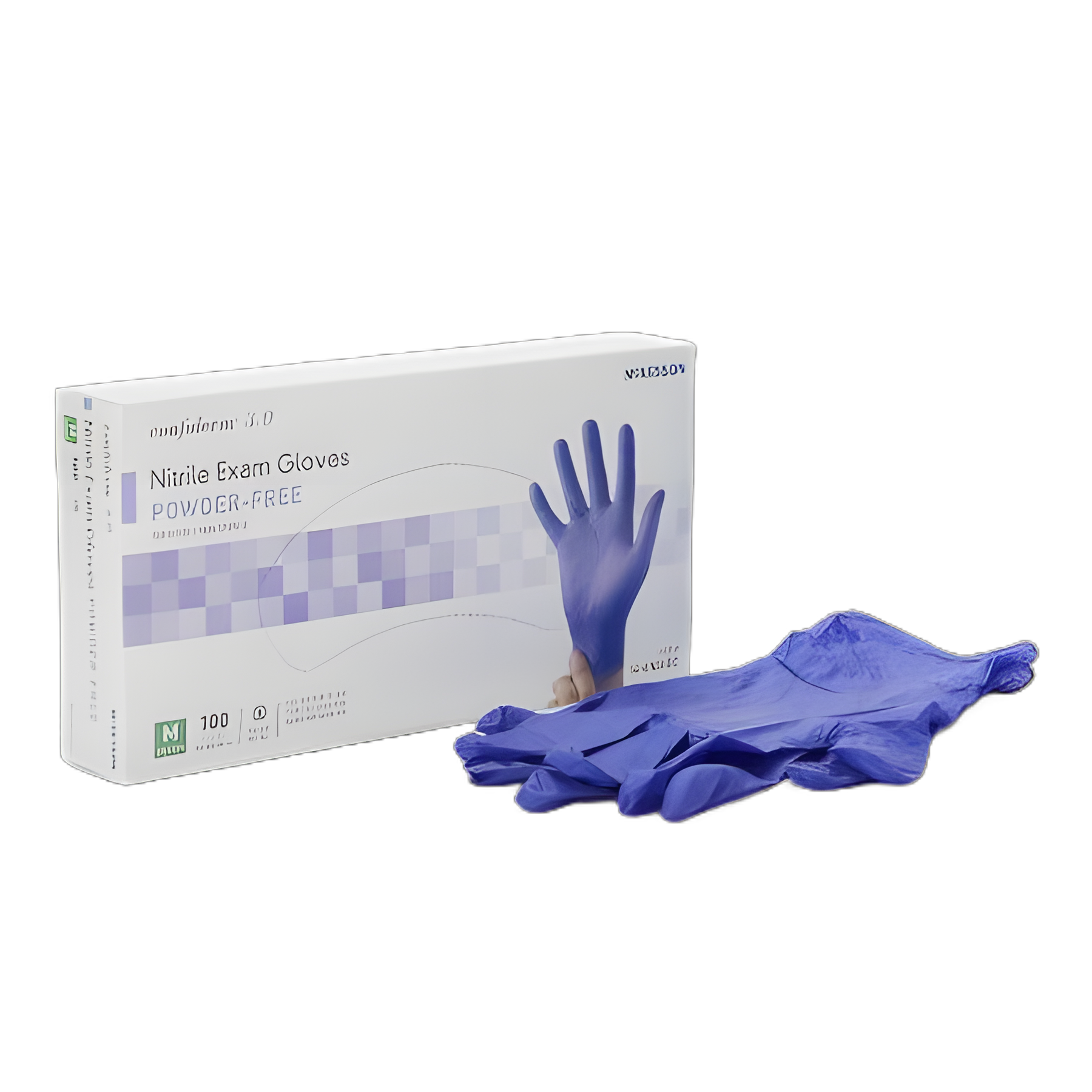 McKesson Confiderm 3.0 Medium Nitrile Exam Gloves - NonSterile, Powder-Free