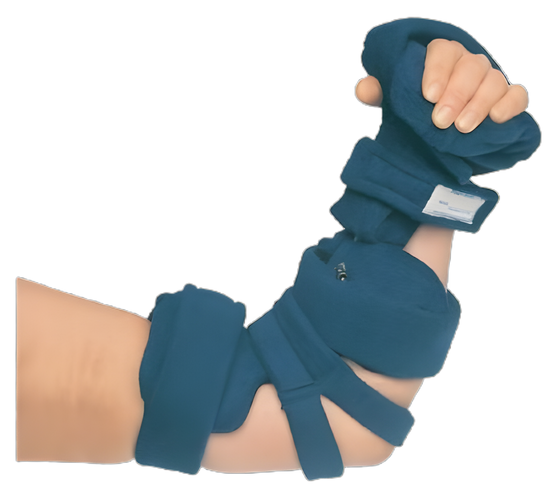 Comfy™ Adult Elbow & Hand Orthosis with Full Hand Roll - Navy Blue