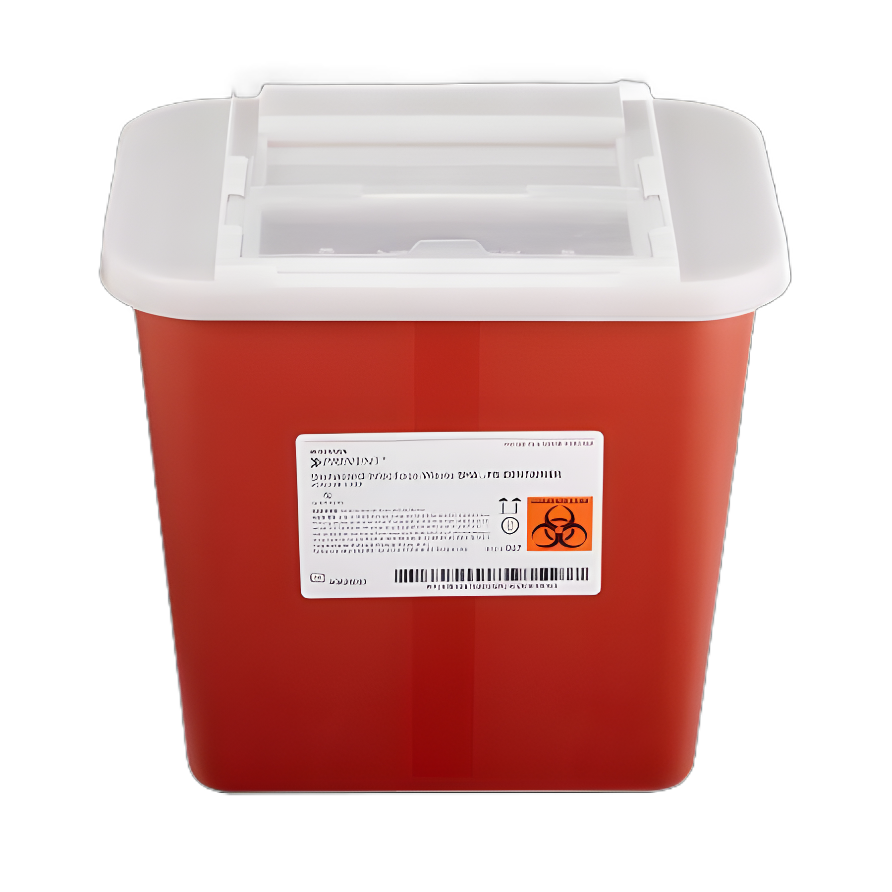 Sharps Container McKesson Prevent® Red Base 10-1/4 H X 7 W X 10-1/2 D Inch Horizontal Entry 2 Gallon