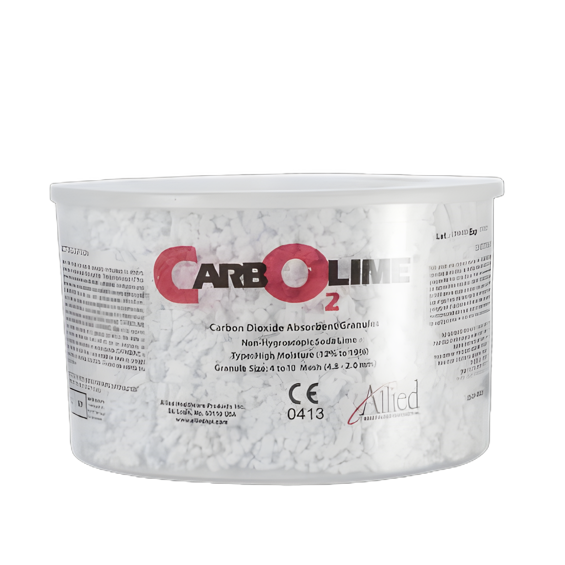 Carbolime® CO2 Absorbent Cylindrical Canister 1 kg Calcium Hydroxide / Sodium Hydroxide