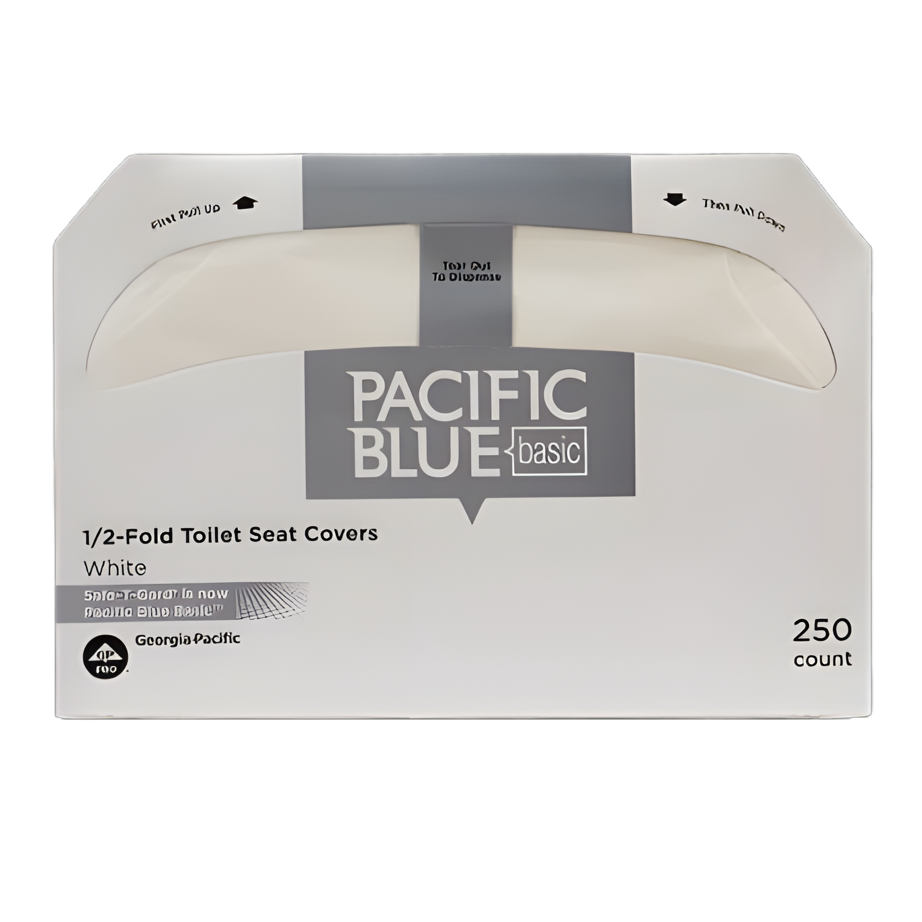Toilet Seat Cover Safe T Gard™ Half Fold 14-1/2 X 17 Inch