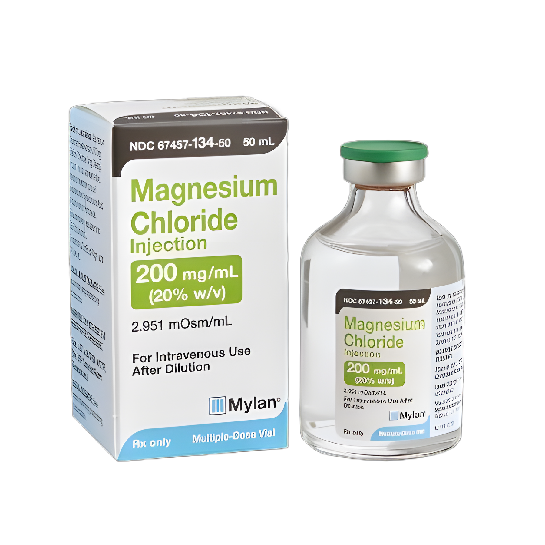 Magnesium Chloride 200 mg / mL Injection Multiple-Dose Vial 50 mL