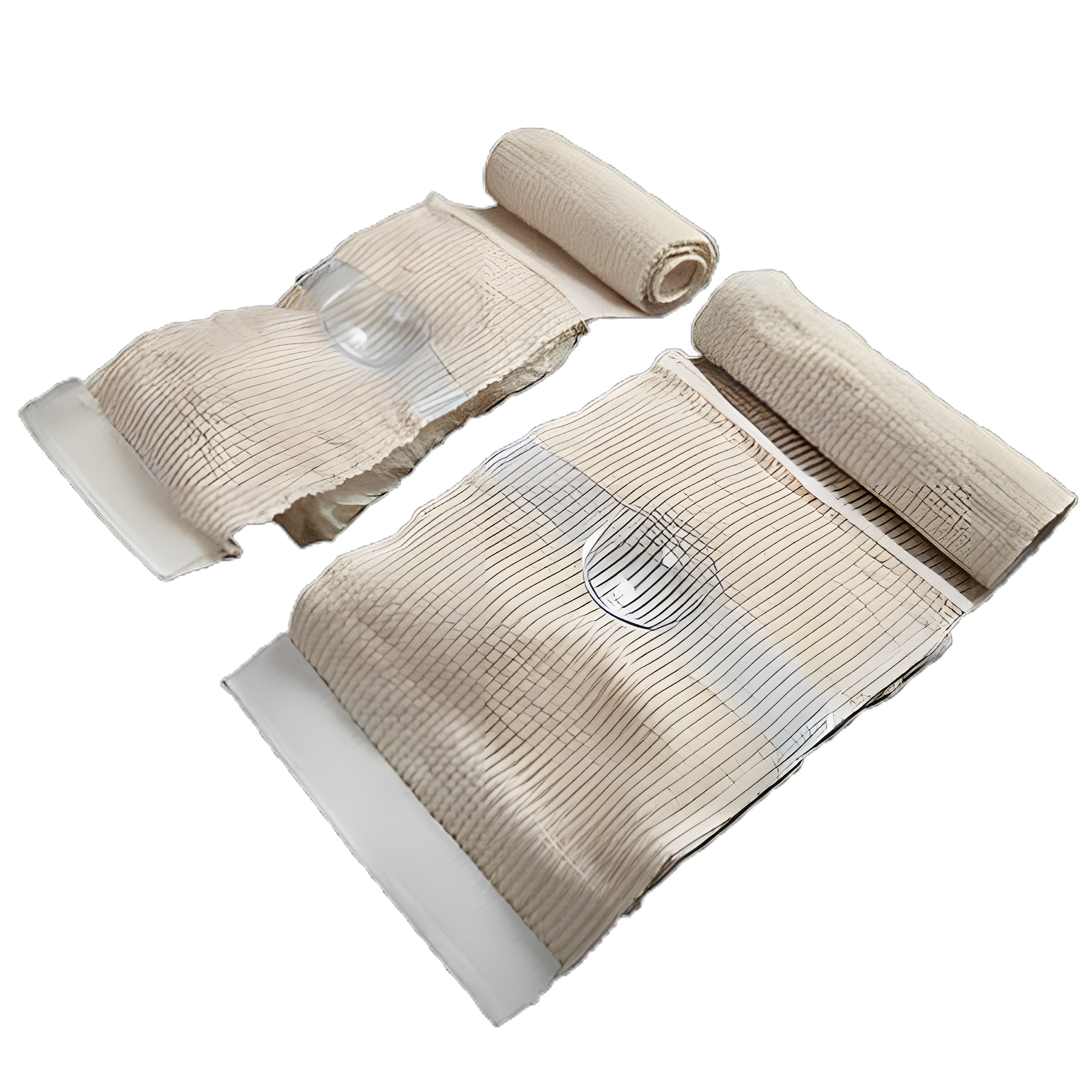 Olaes® Trauma Dressing 4in x 3yd Sterile Roll with Gauze, Pressure Bar & Occlusive Sheet