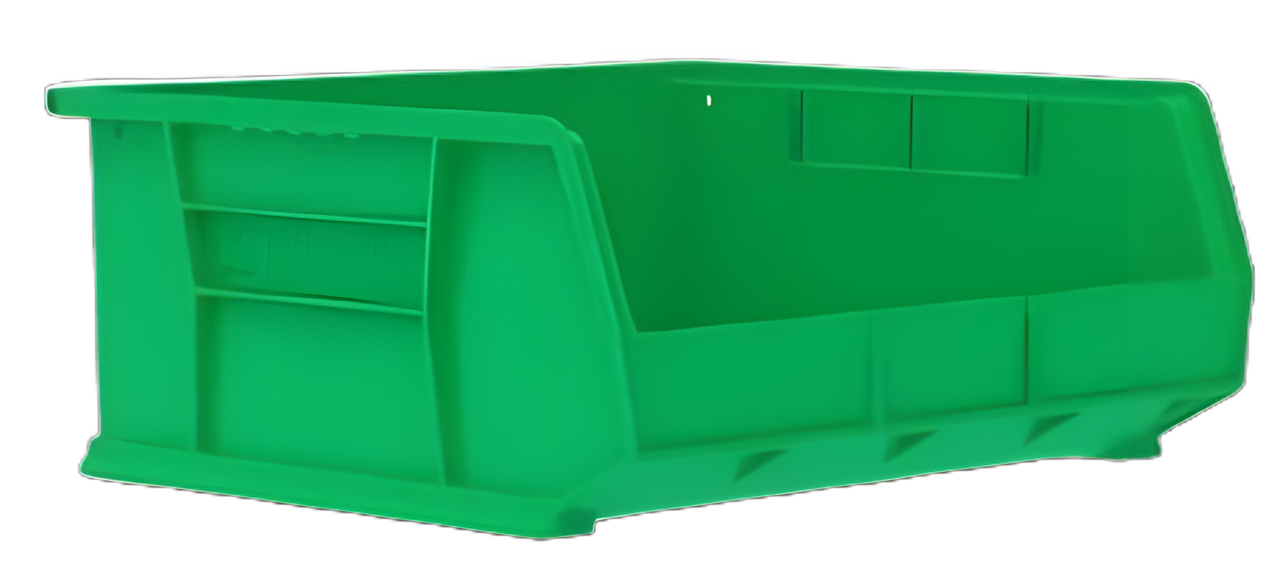 AkroBins® Green Plastic Storage Bin for Medical Supplies, 6-3/4 X 12 X 14 Inch, 75 lb Capacity