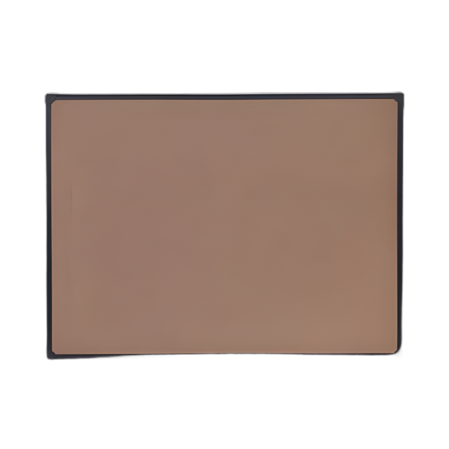 Durable Tech Cork Board for Medical Offices, 48x36, Brown, Black Aluminum Frame