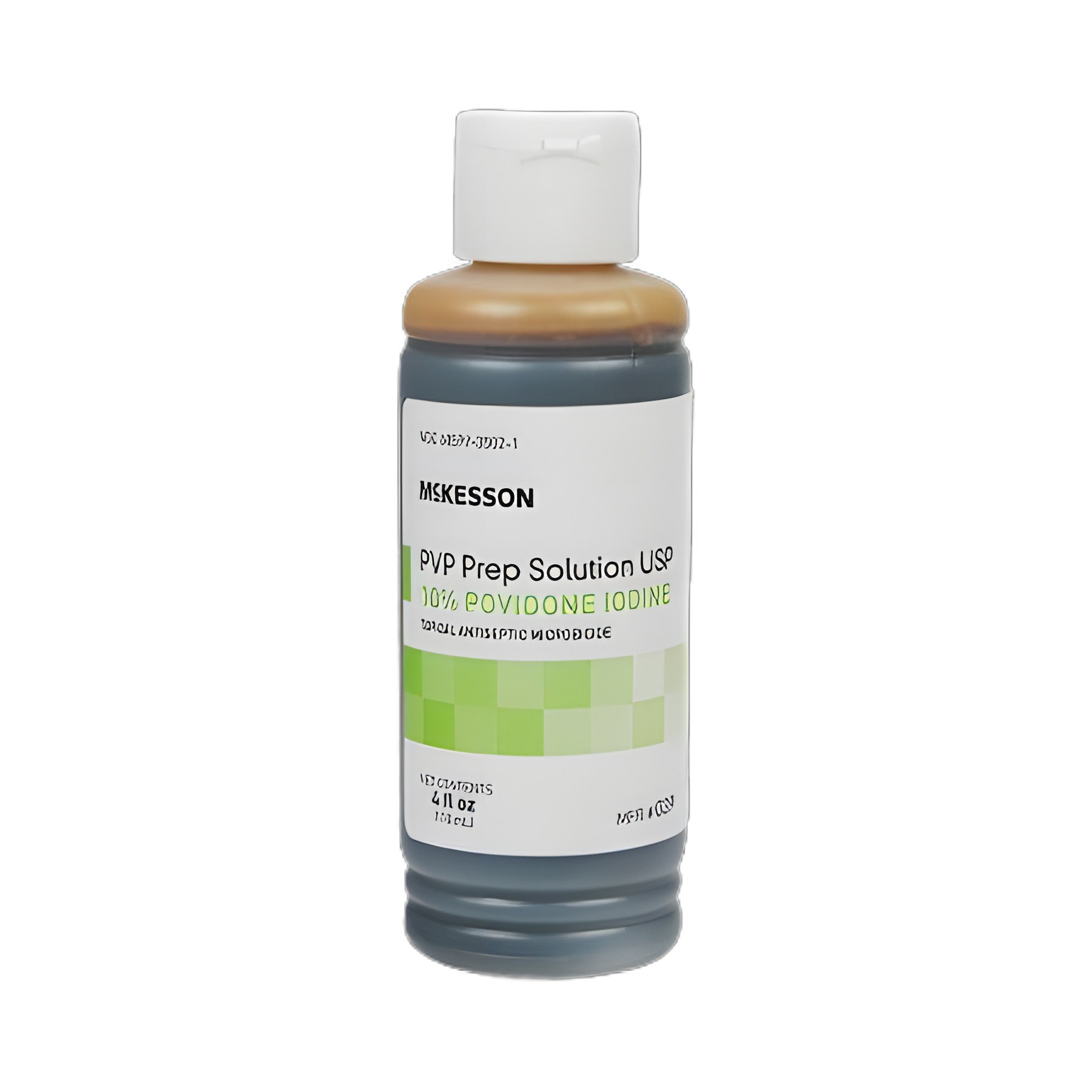 McKesson 4 oz. Povidone-Iodine 10% Skin Prep Solution - NonSterile Flip-Top Bottle