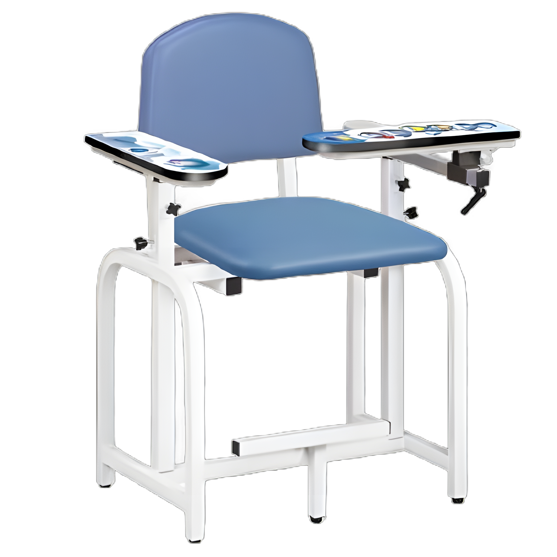 Pediatric Blood Drawing Chair with Arctic Circle Design - Flip-Up Arm