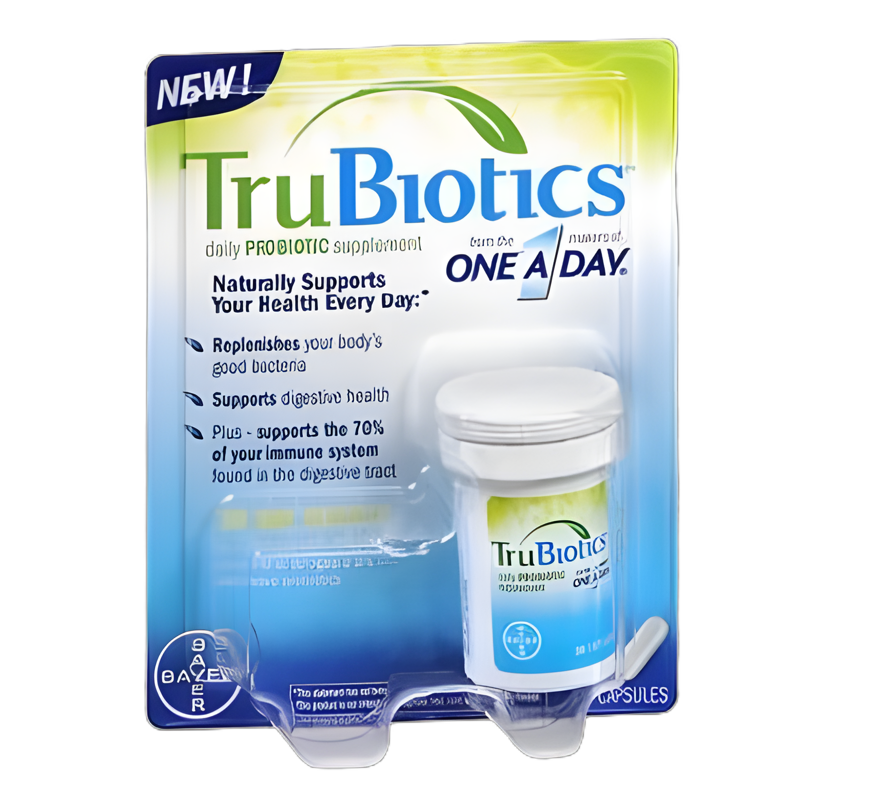 One A Day® Probiotic Dietary Supplement - 30 Capsules for Digestive & Immune Support