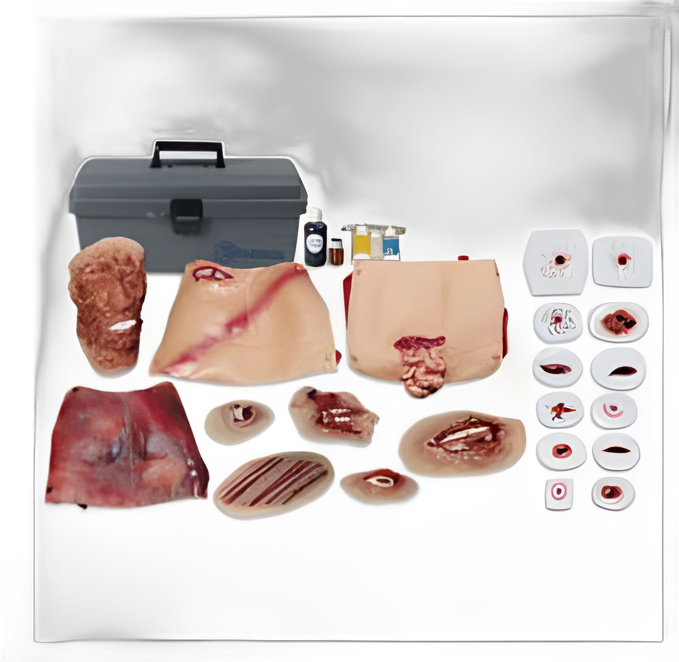 PHTLS Moulage Kit by Nasco Healthcare for Medical Training
