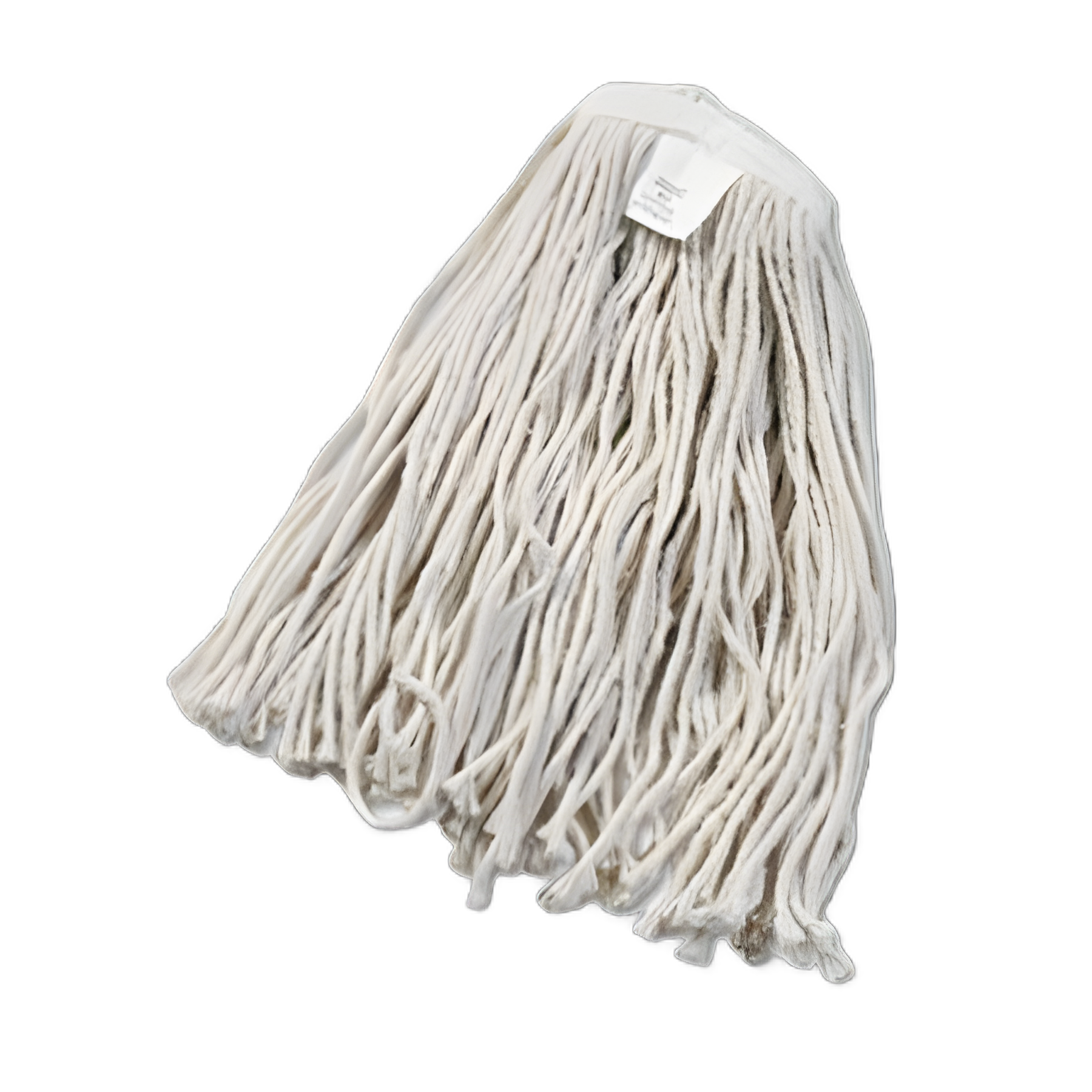 Cut-End Wet Mop Head, Cotton, White, #20, 12/Carton