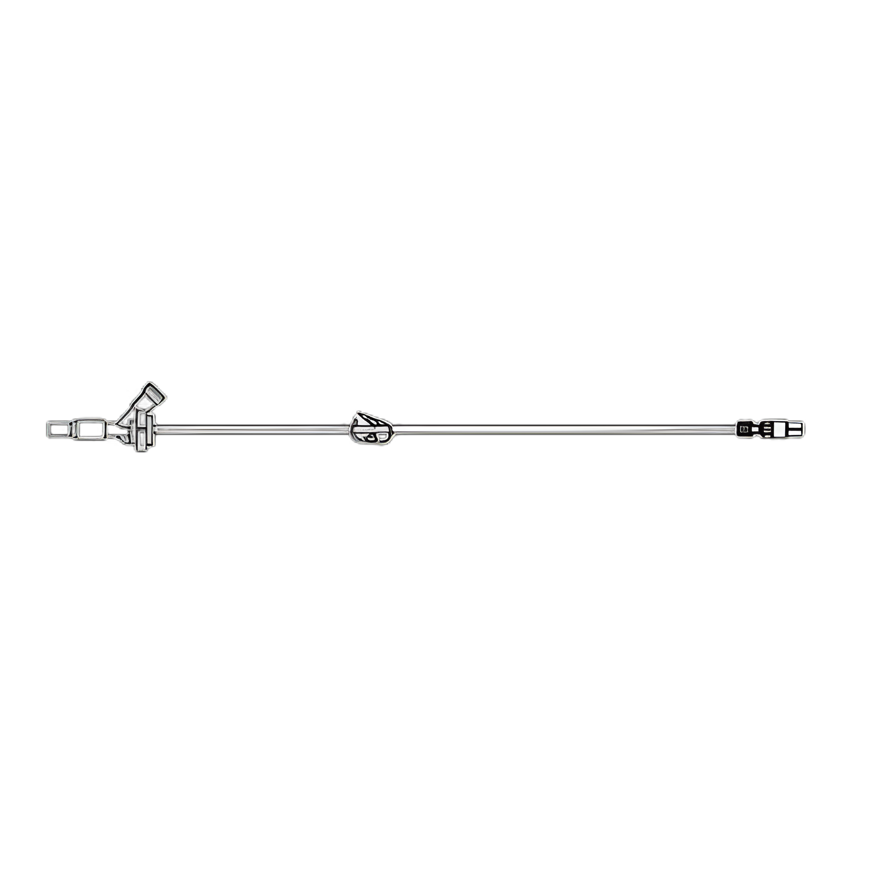 Alaris® Gravity Secondary IV Administration Set, 28 Inch, 1 Port, Latex-Free