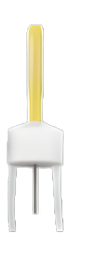 Intrauterine Tips Rumi® II 5.1 mm X 3.75 cm, Yellow, Silicone