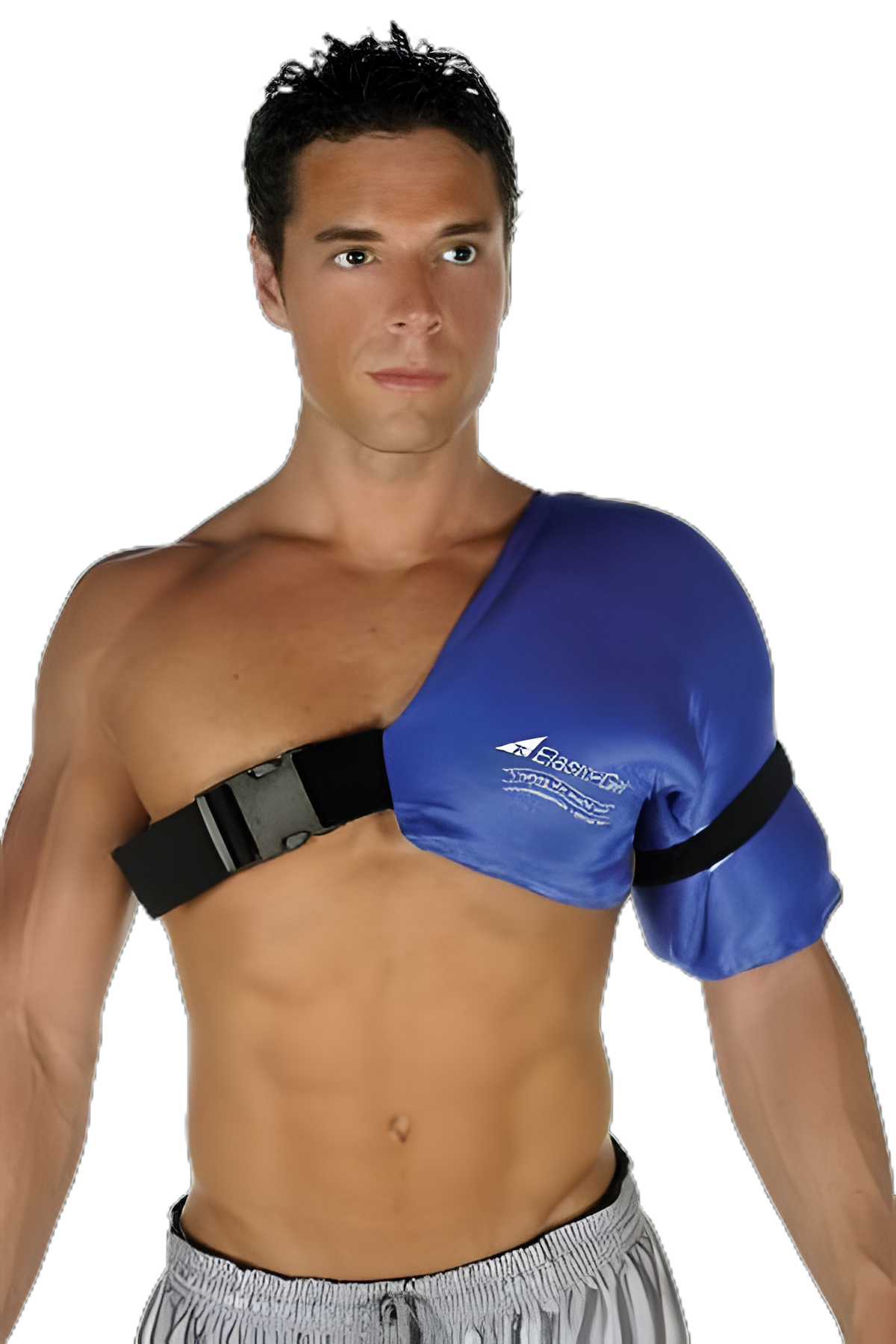 Hot / Cold Therapy Wrap Elasto-Gel™ Shoulder One Size Fits Most 16 X 24 Inch Poly-Cotton / Elasto-Gel™ Reusable