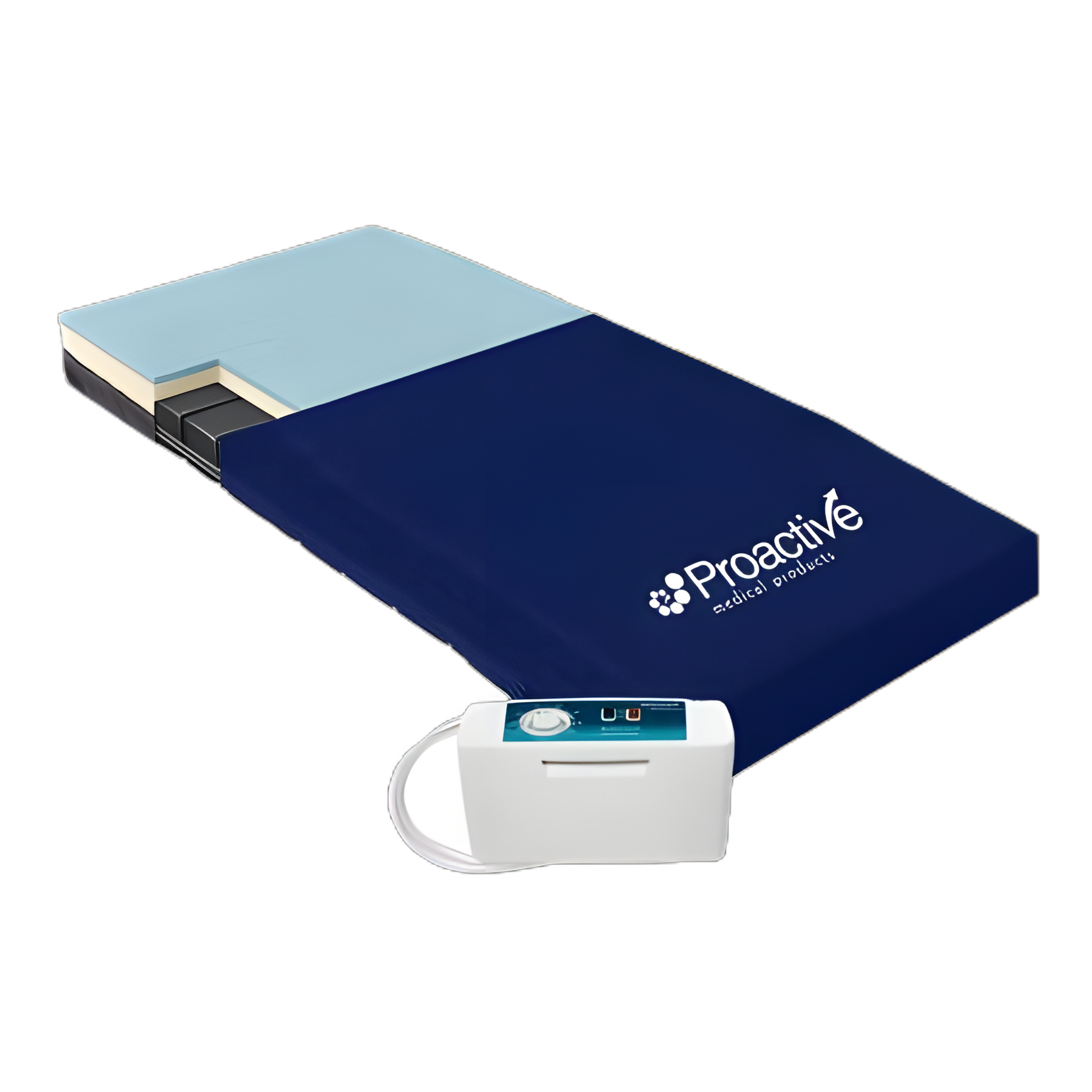 Protekt® Supreme Support Alternating Pressure and Low Air Loss Mattress with 3000 Pump - 35"W x 80"D x 7"H