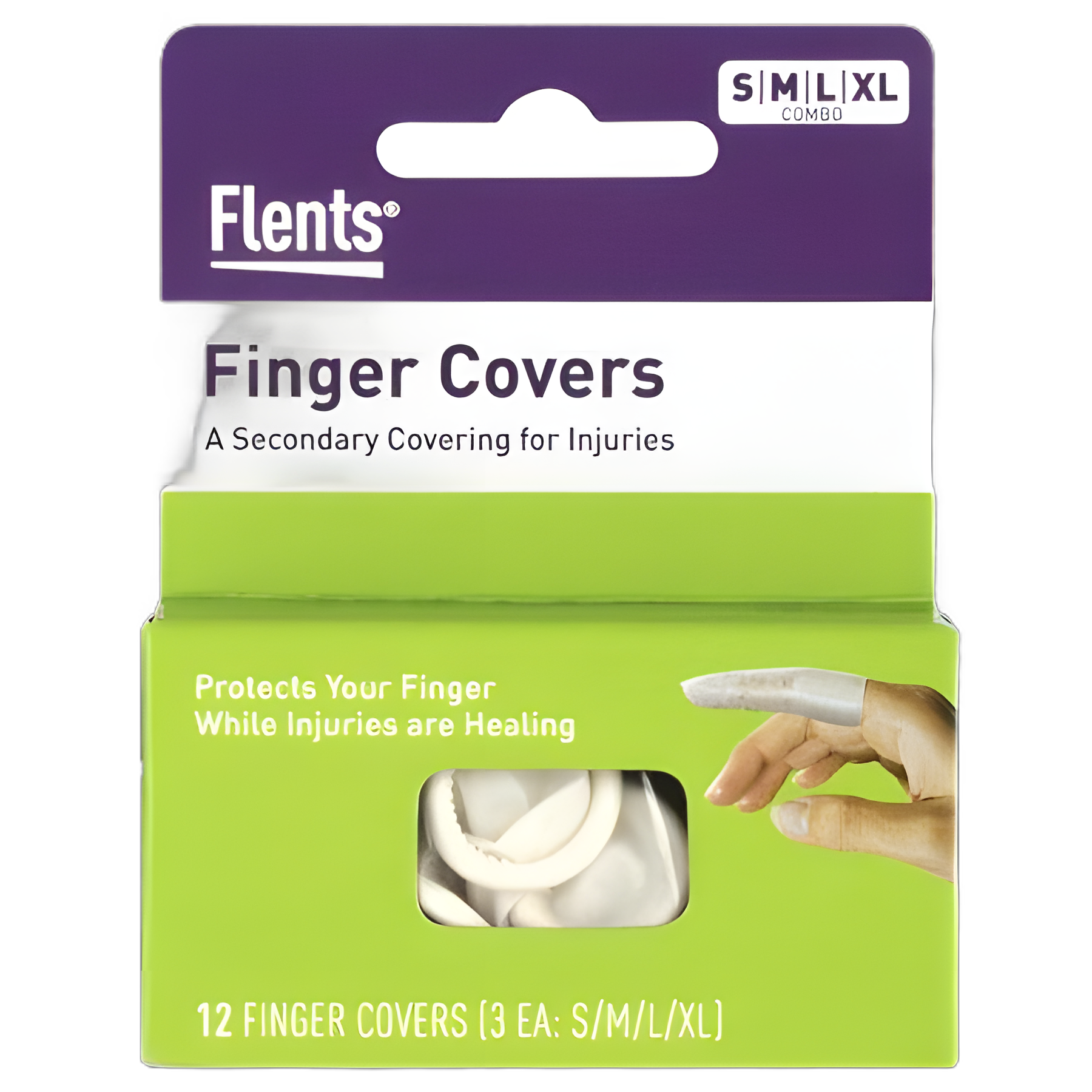 Flents™ Finger Cots, Assorted Sizes, Powder-Free, Non-Sterile - Protects Against Infections