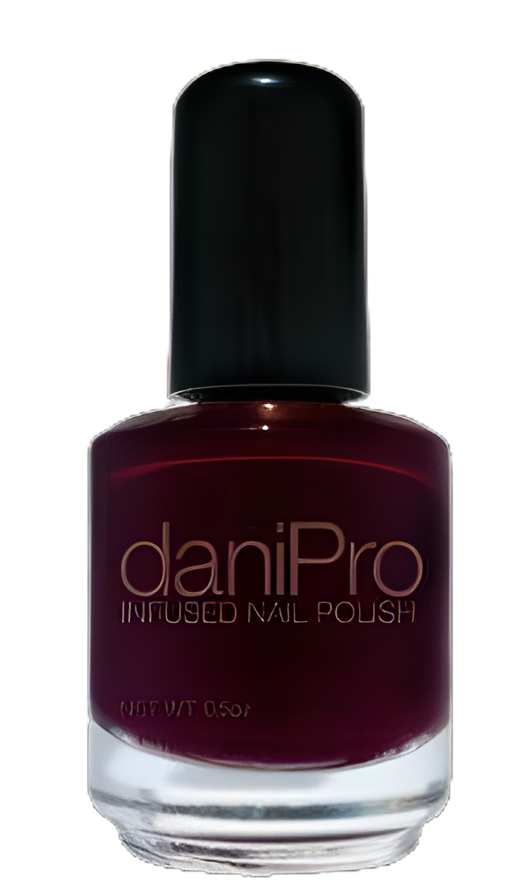 daniPro Infused Nail Polish, 0.5 oz Cocoa Cabernet with Undecylenic Acid