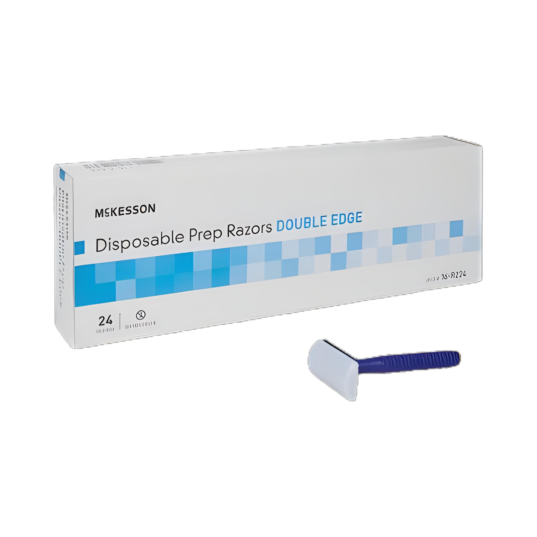 Surgical Prep Razor McKesson Double Edge Single Blade NonSterile Disposable