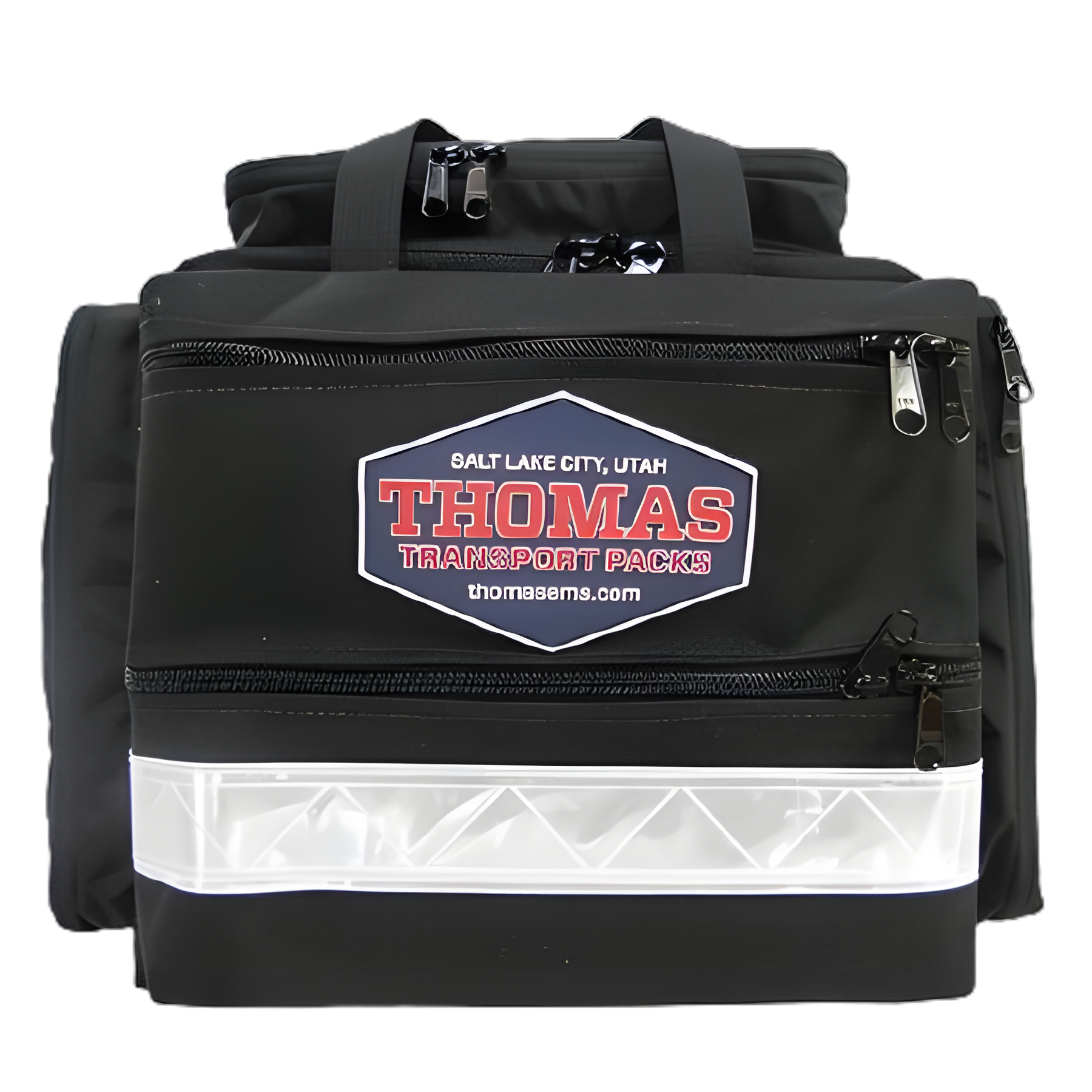 Aeromed Emergency Medical Bag - Black, 11x12x5 Inch for Critical Care