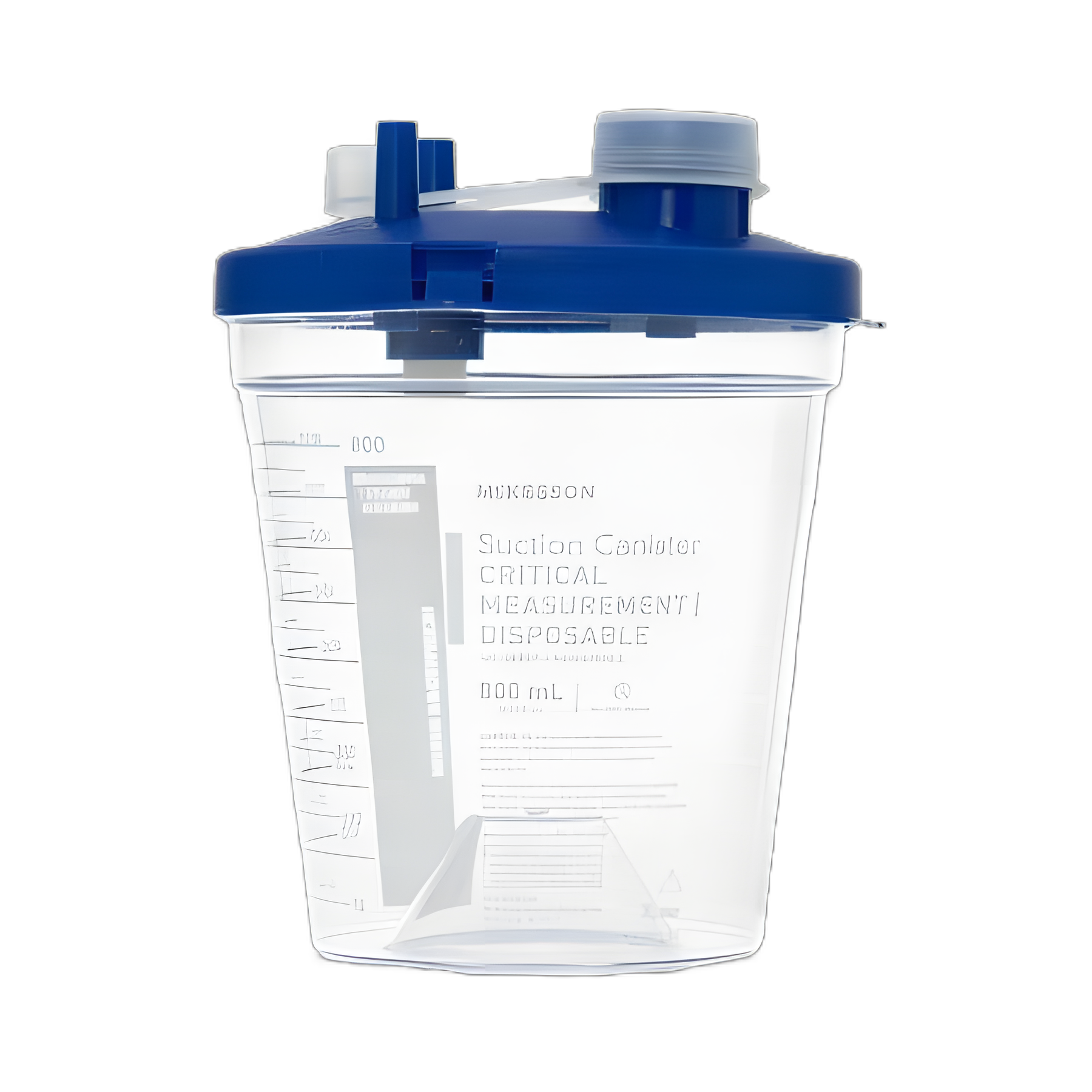 McKesson 800 mL Suction Canister with Pour Lid and Vac-Gard Filter