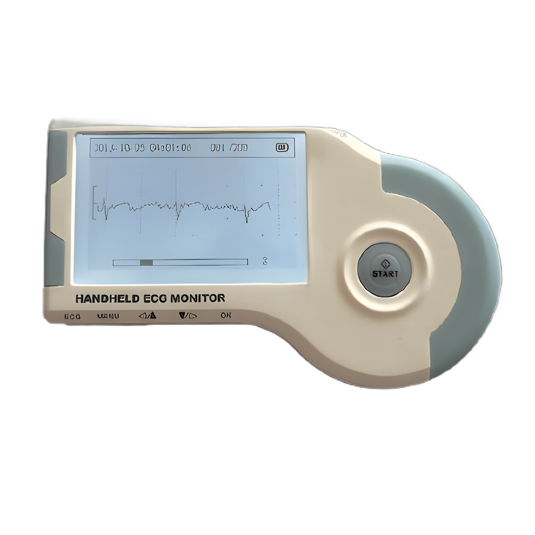PULSE METRIC Portable Electrocardiograph - Battery Operated with LCD Display