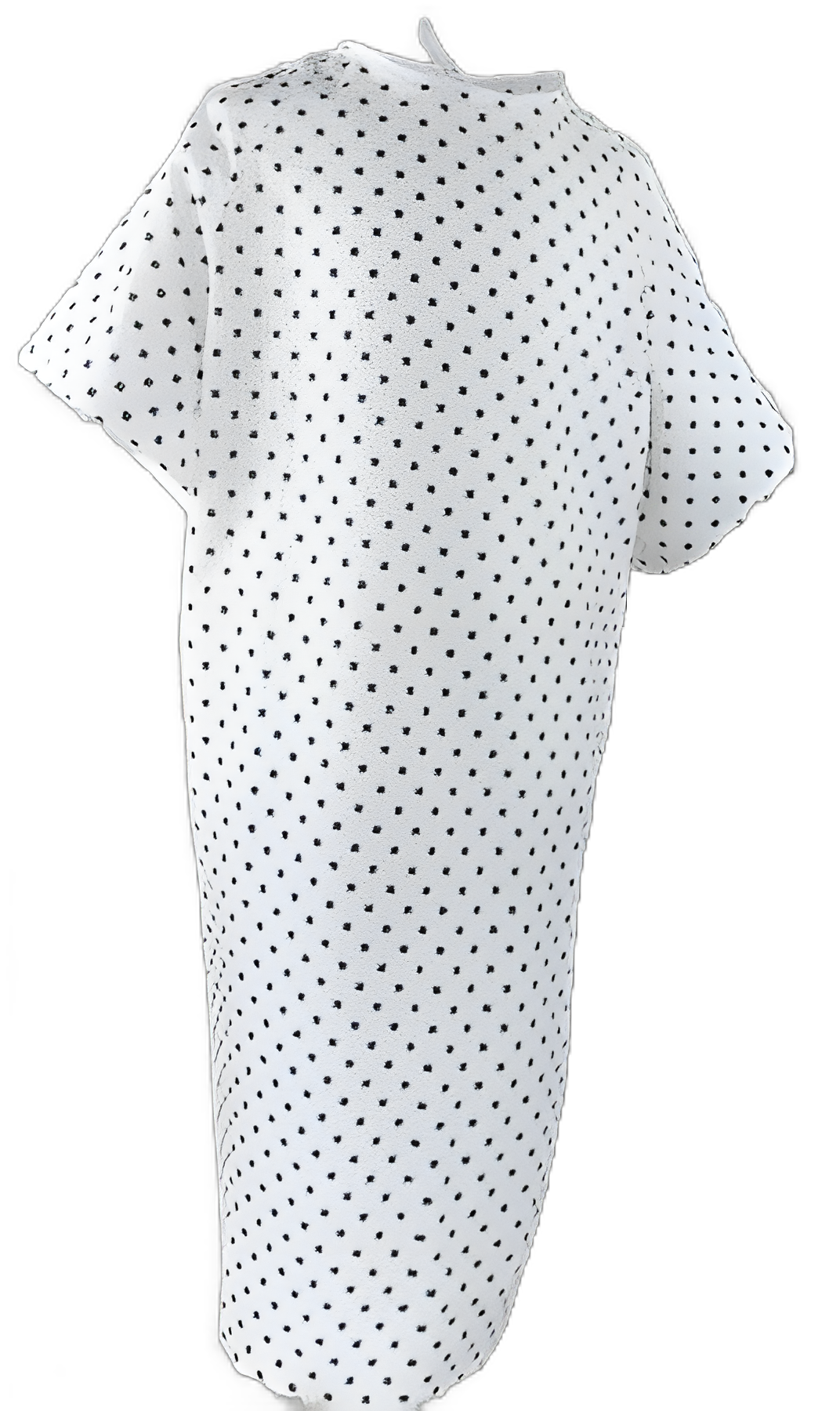 Patient Exam Gown Large Blue Snowflake Print Print Reusable