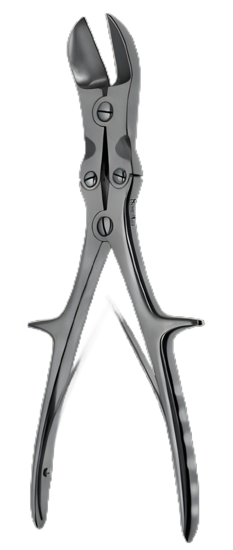 Bone Cutting Forceps MeisterHand® Stille-Liston 10-3/4 Inch Length Surgical Grade German Stainless Steel NonSterile NonLocking Plier Handle with Spring Curved