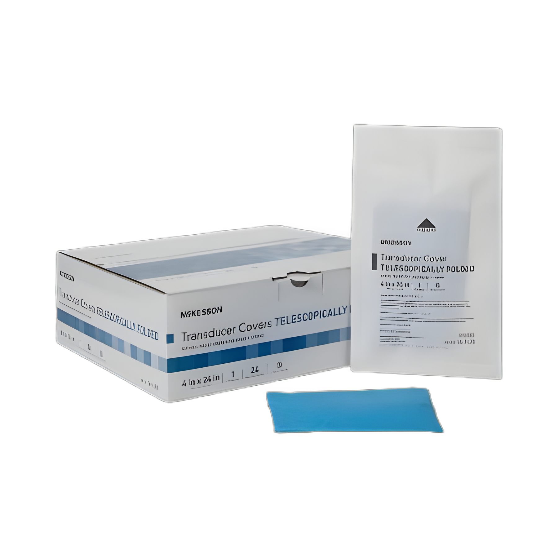 McKesson Ultrasound Transducer Cover Kit 4x24 Inch, Sterile Polyethylene