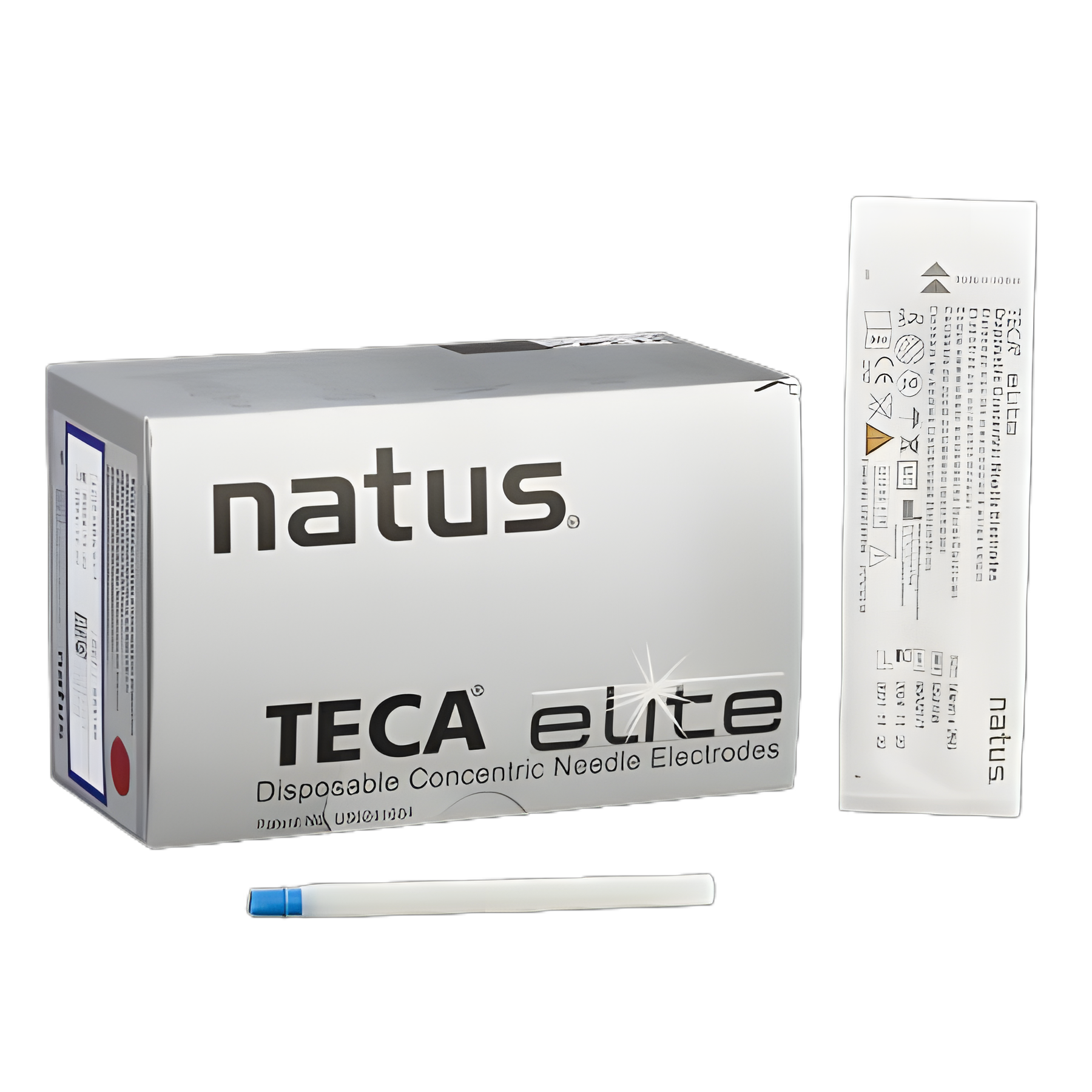 EMG Needle Electrode Teca® Elite 26 Gauge X 50 mm Stainless Steel Sterile Concentric Needle Tip Disposable
